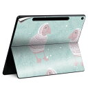 Surface Pro 12 インチ (2025) 用 スキンシール 全面スキンシール フル SurfacePro12 用 背面 底 ステッカー 保護シール 高品質再剥離性シート キャラクター かわいい 023396 女性 顔 人物 050557