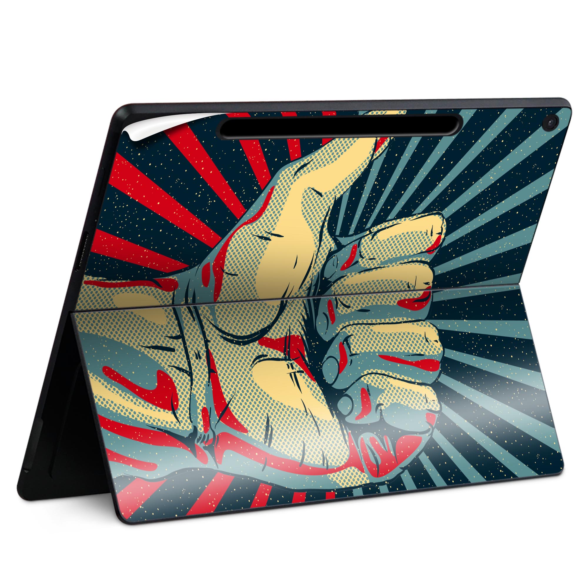 Surface Pro 12 インチ (2025) 用 スキンシール 全面スキンシール フル SurfacePro12 用 背面 底 ステ..