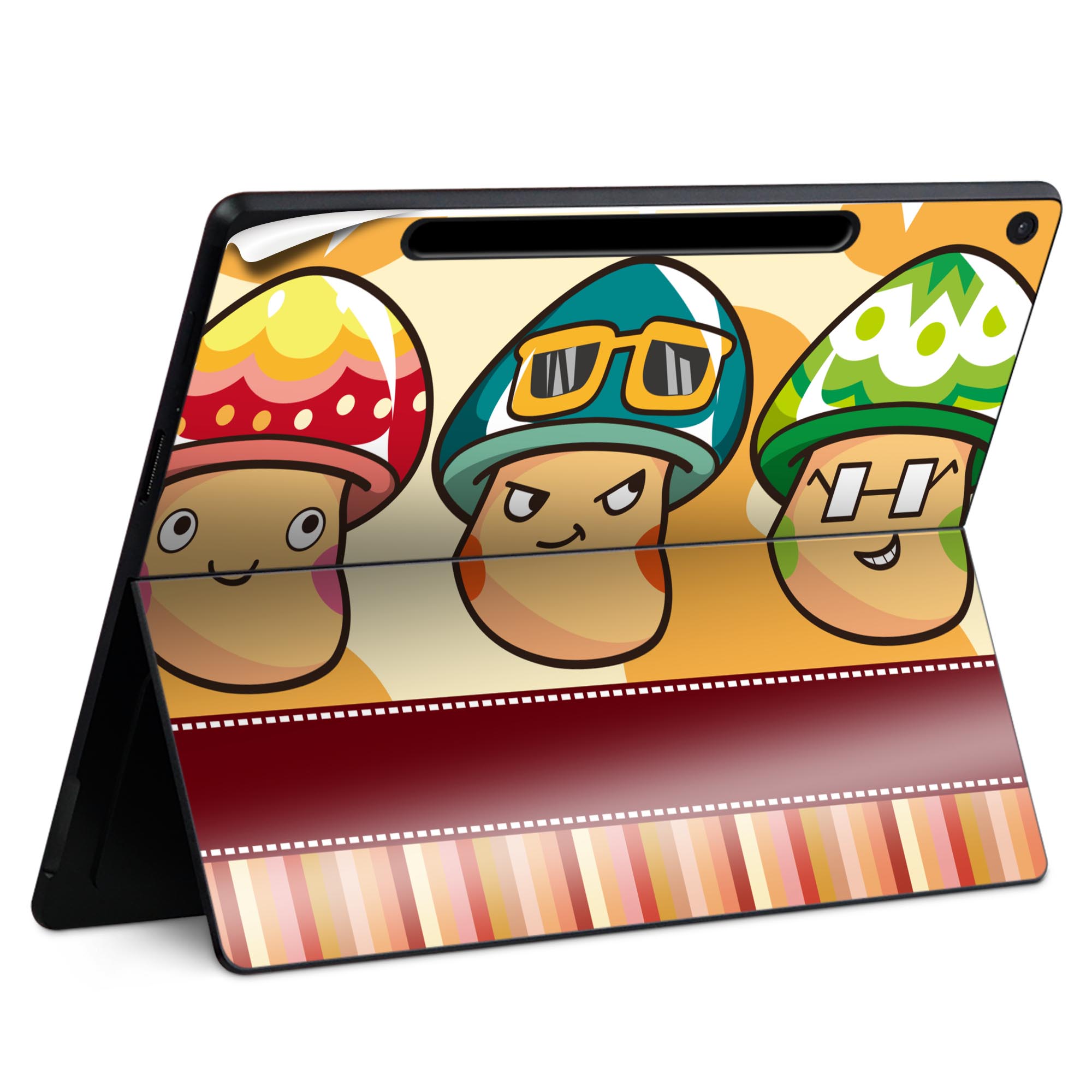 Surface Pro 12 インチ (2025) 用 スキンシール 全面スキンシール フル SurfacePro12 用 背面 底 ステ..