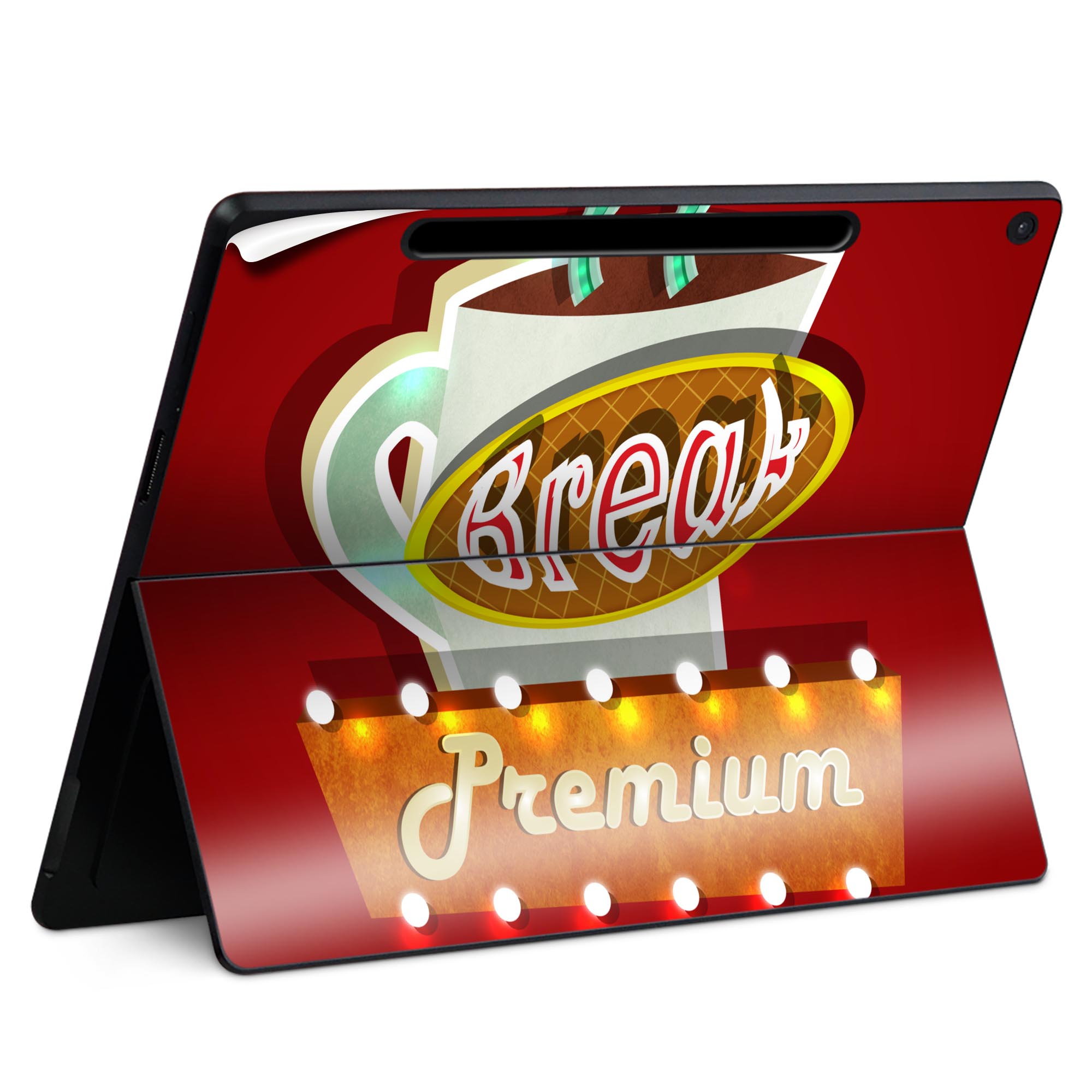 Surface Pro 12 インチ (2025) 用 スキンシール 全面スキンシール フル SurfacePro12 用 背面 底 ステ..