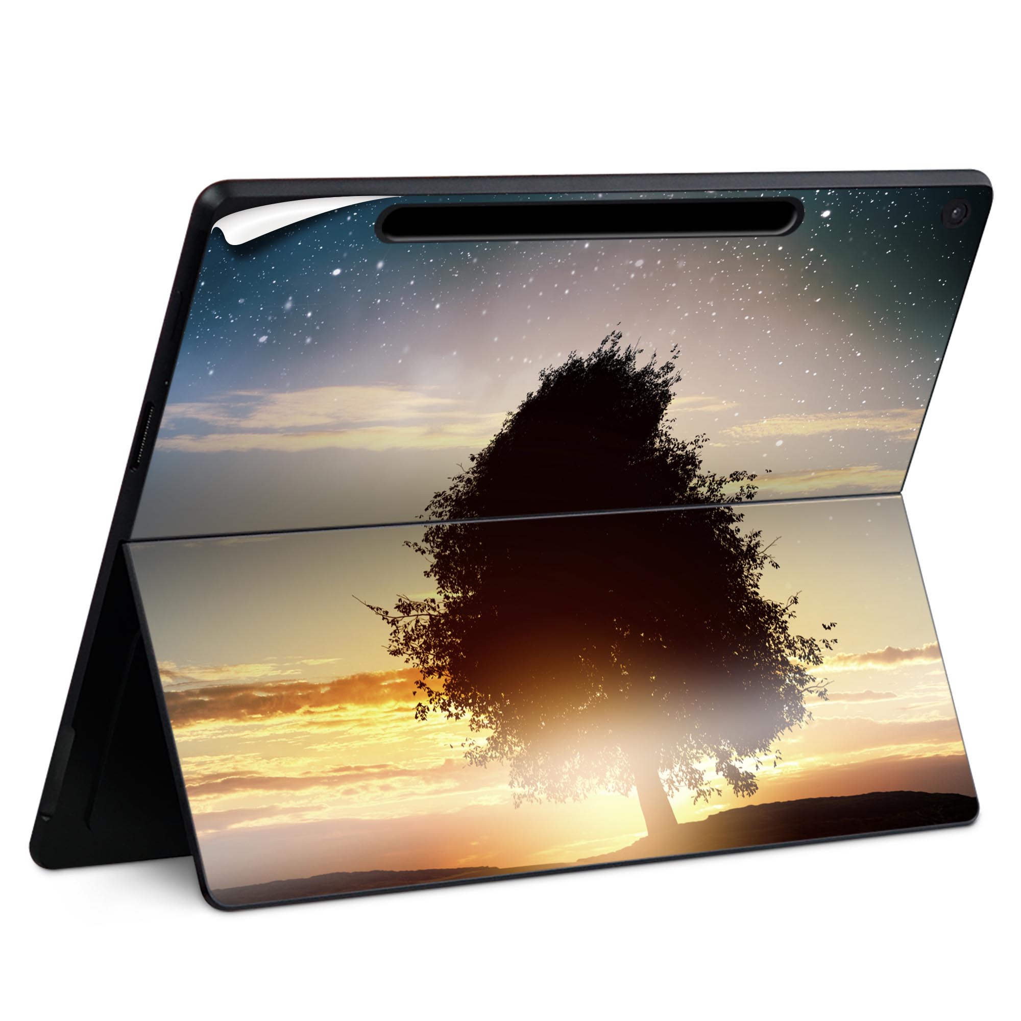 商品特徴・貼るだけでかんたん着せ替え、Surfac Pro 12インチ(2025) 共通対応デザインスキンシール・高精細プリントで写真と遜色のない仕上がり！半光沢シートでしっとりツヤのある表現力・ちょっとしたすり傷からSurface本体を保...