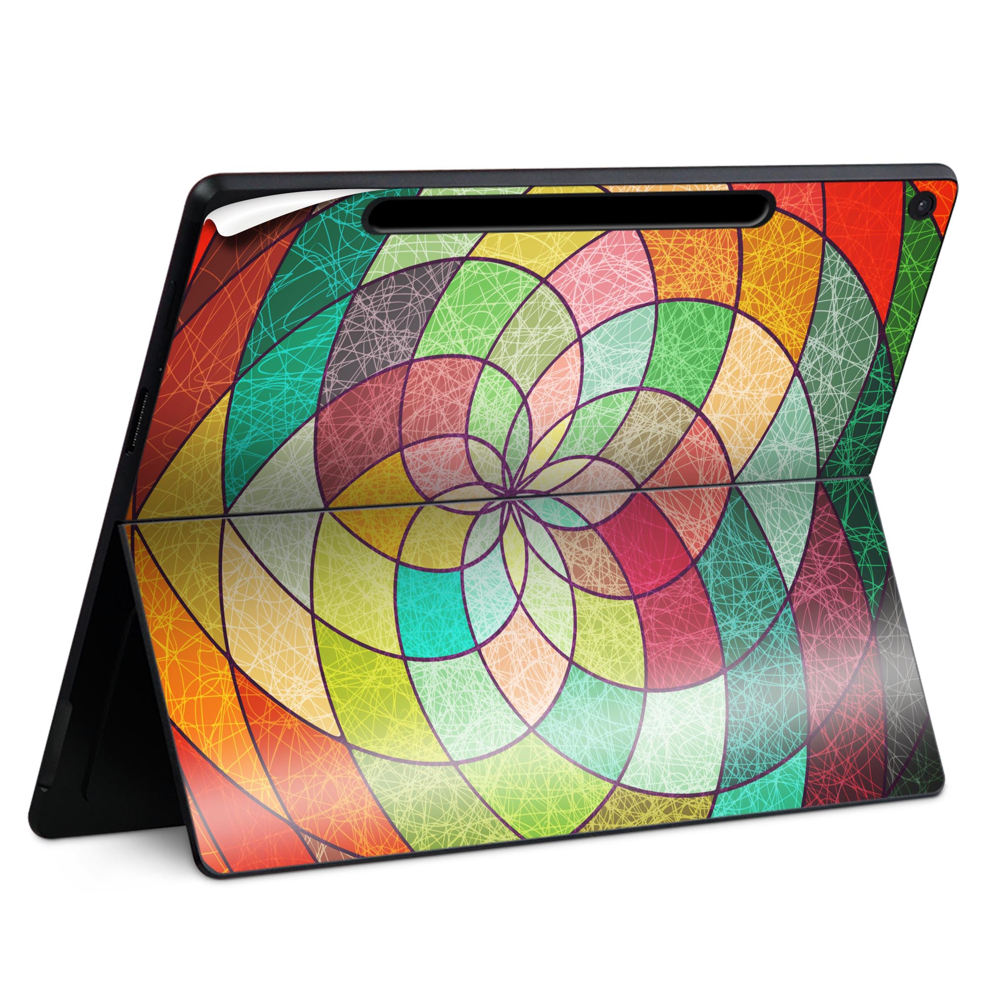 Surface Pro 12 インチ (2025) 用 スキンシール 全面スキンシール フル SurfacePro12 用 背面 底 ステ..