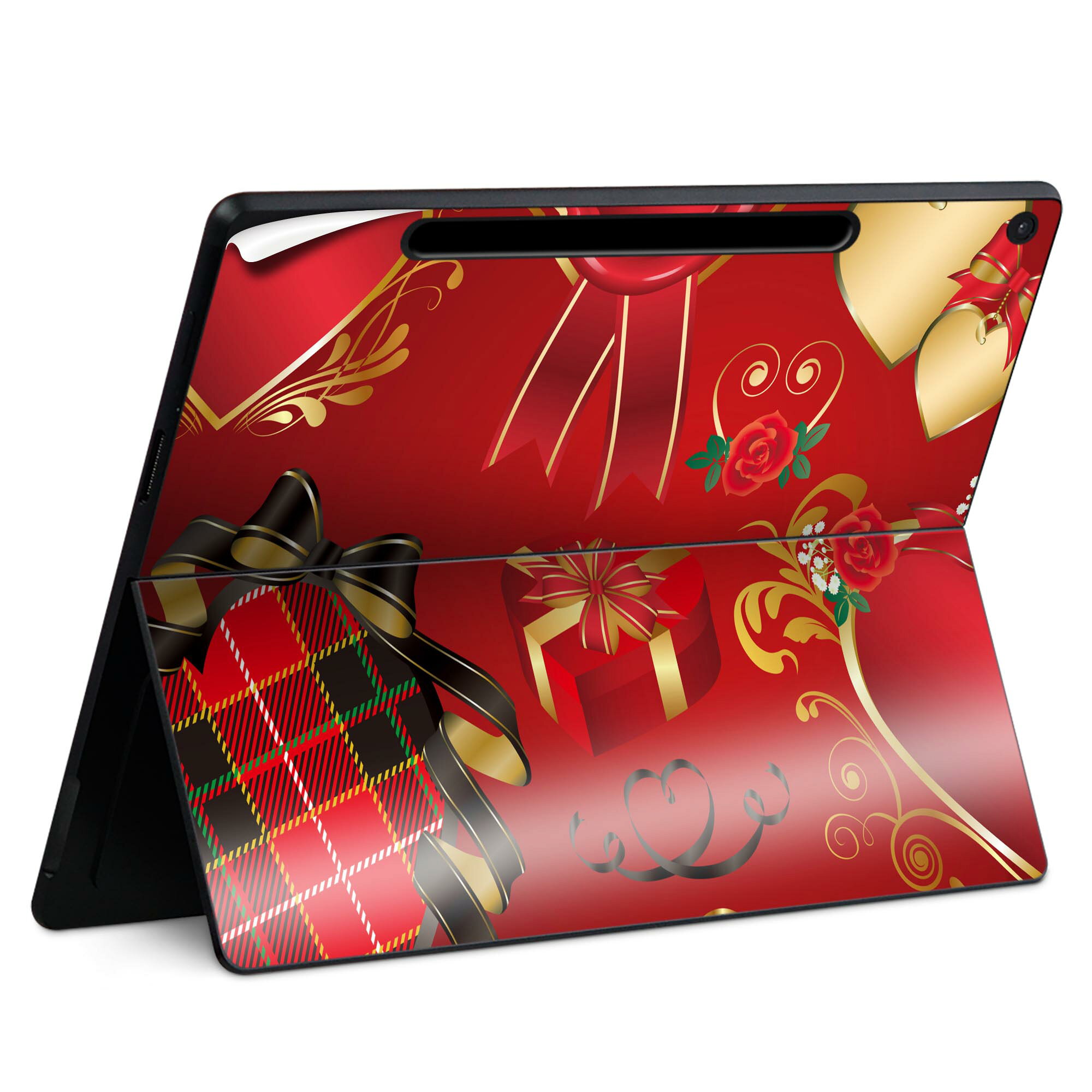 Surface Pro 12 インチ (2025) 用 スキンシール 全面スキンシール フル SurfacePro12 用 背面 底 ステ..