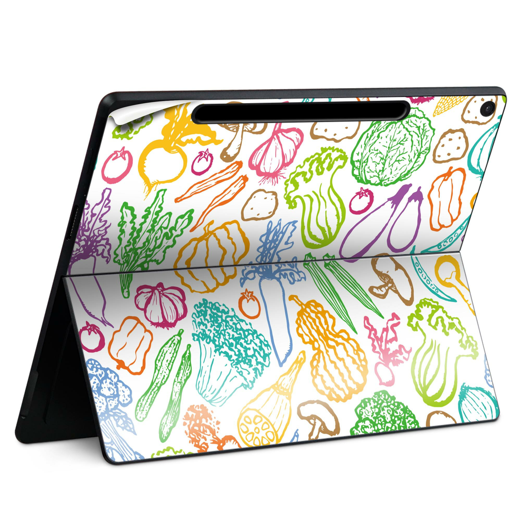 Surface Pro 12 インチ (2025) 用 スキンシール 全面スキンシール フル SurfacePro12 用 背面 底 ステ..