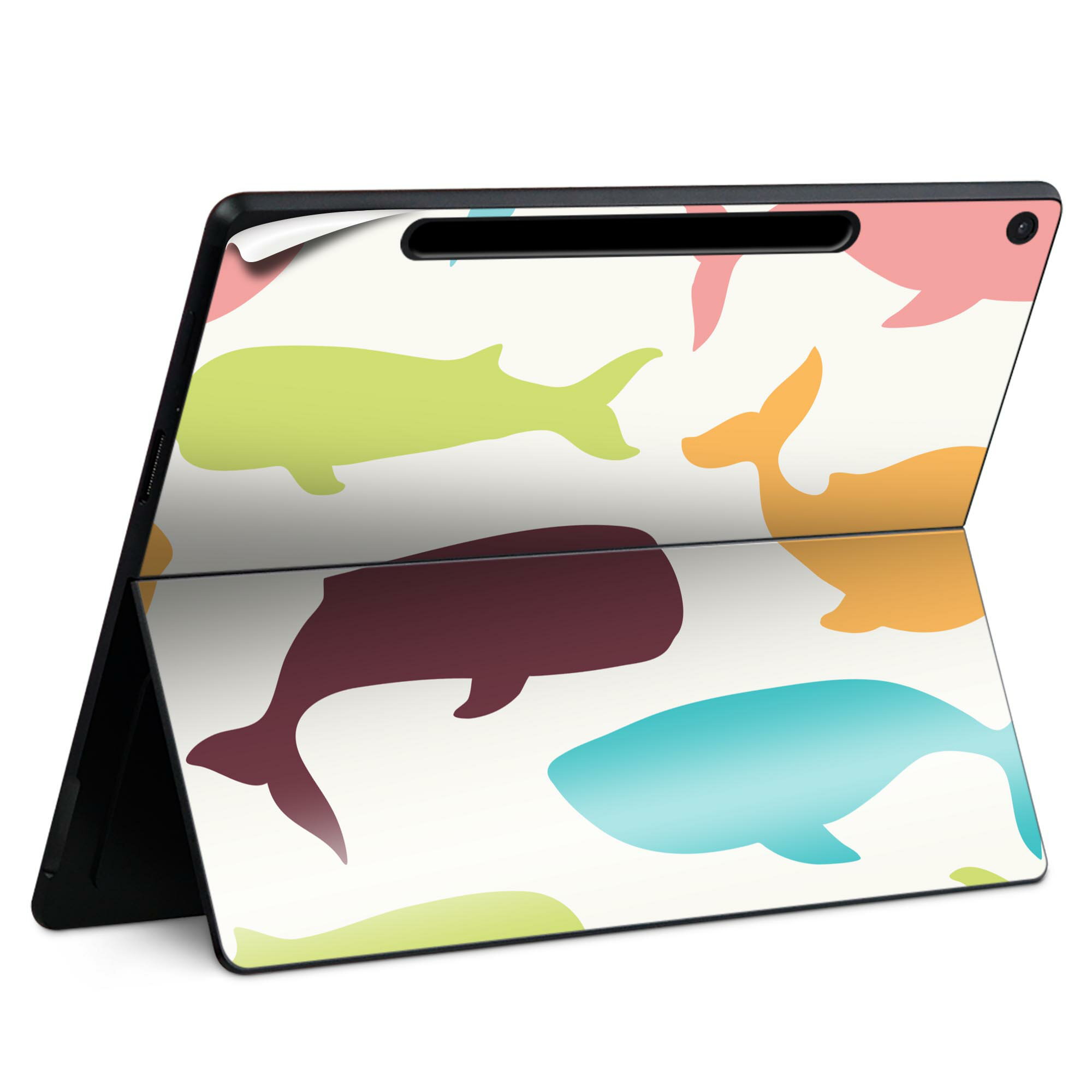 商品特徴・貼るだけでかんたん着せ替え、Surfac Pro 12インチ(2025) 共通対応デザインスキンシール・高精細プリントで写真と遜色のない仕上がり！半光沢シートでしっとりツヤのある表現力・ちょっとしたすり傷からSurface本体を保...