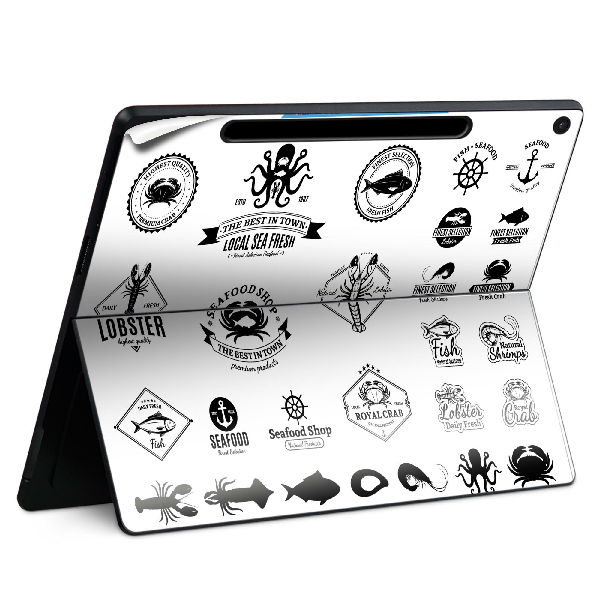 商品特徴・貼るだけでかんたん着せ替え、Surfac Pro 12インチ(2025) 共通対応デザインスキンシール・高精細プリントで写真と遜色のない仕上がり！半光沢シートでしっとりツヤのある表現力・ちょっとしたすり傷からSurface本体を保...