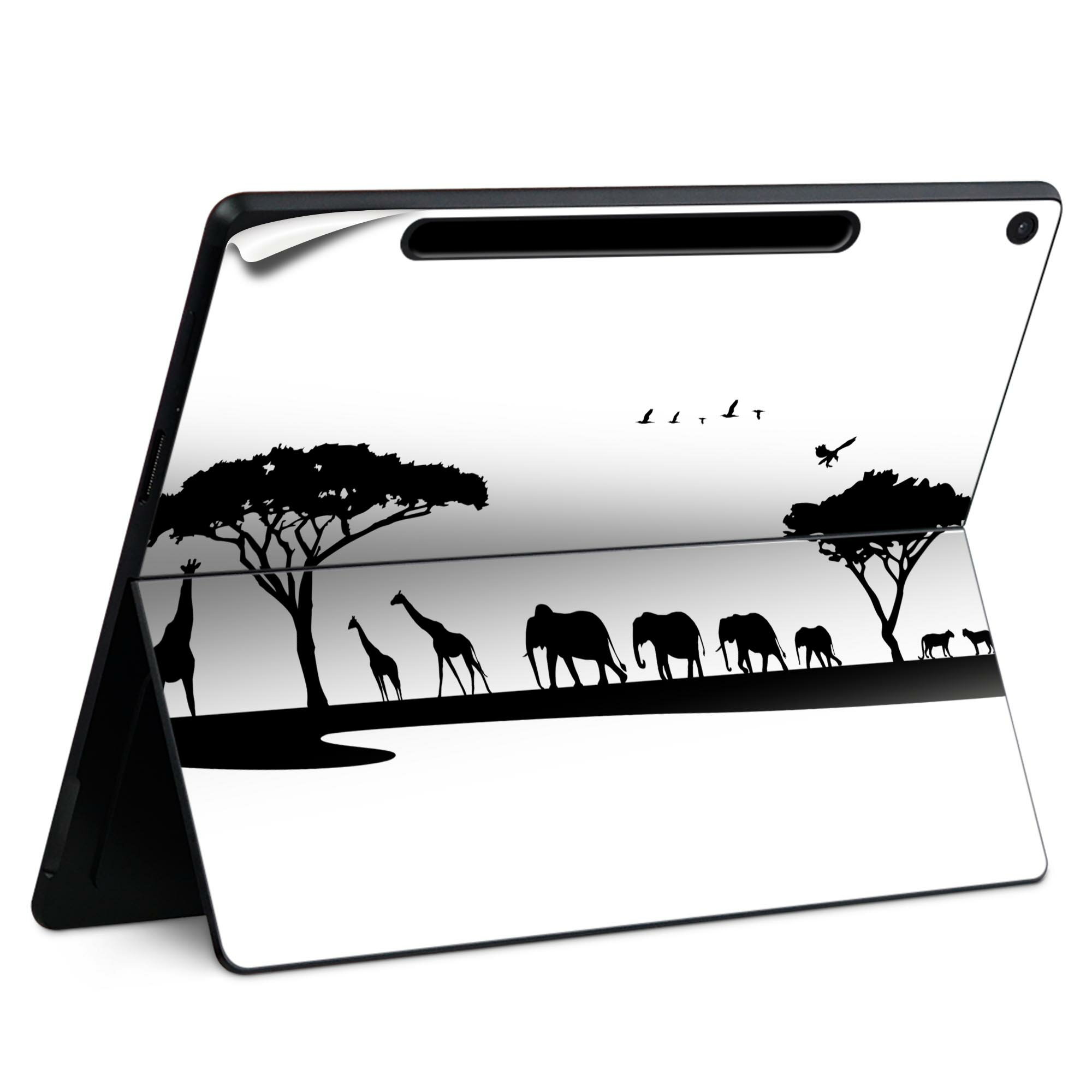 Surface Pro 12 インチ (2025) 用 スキンシール 全面スキンシール フル SurfacePro12 用 背面 底 ステ..