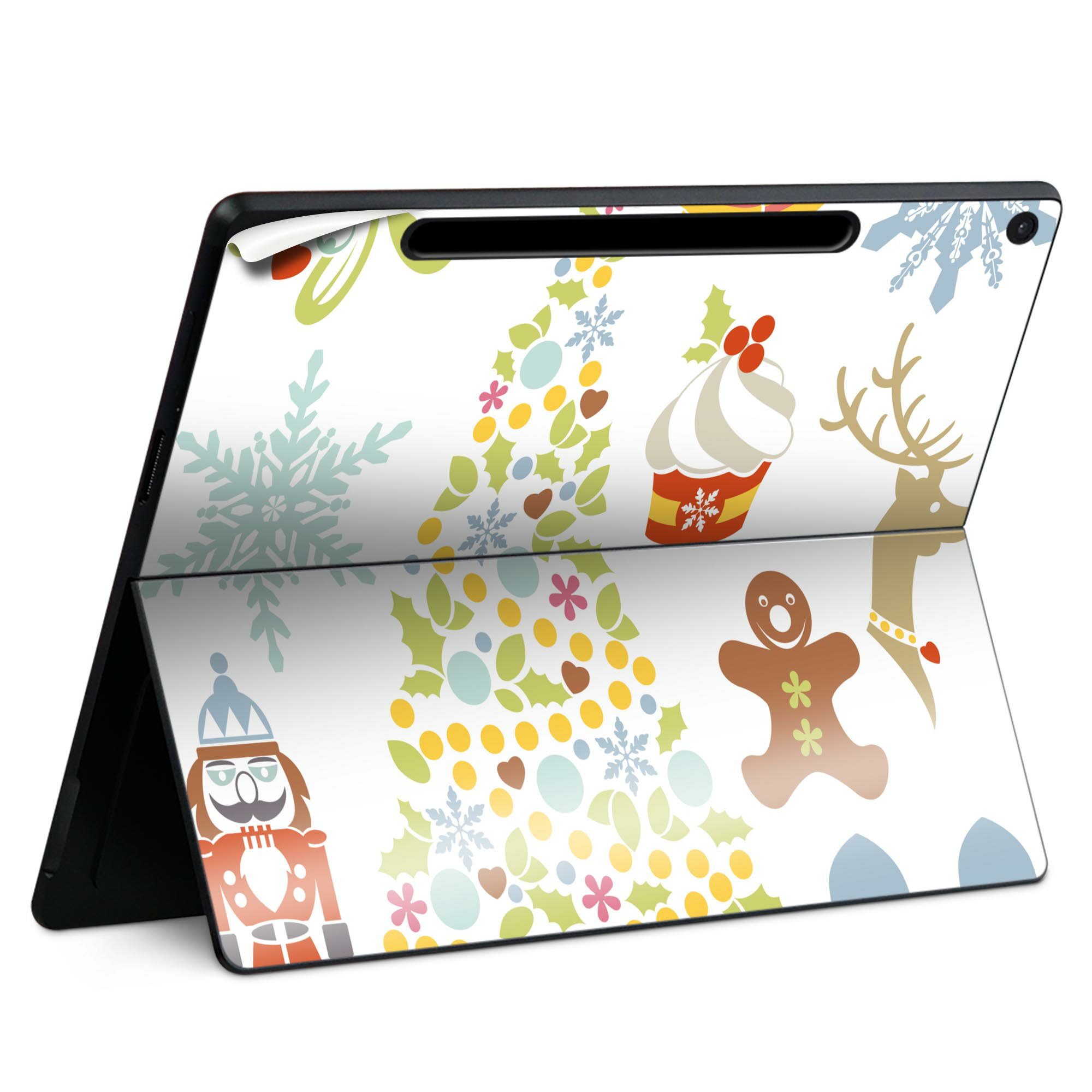 Surface Pro 12 インチ (2025) 用 スキンシール 全面スキンシール フル SurfacePro12 用 背面 底 ステ..