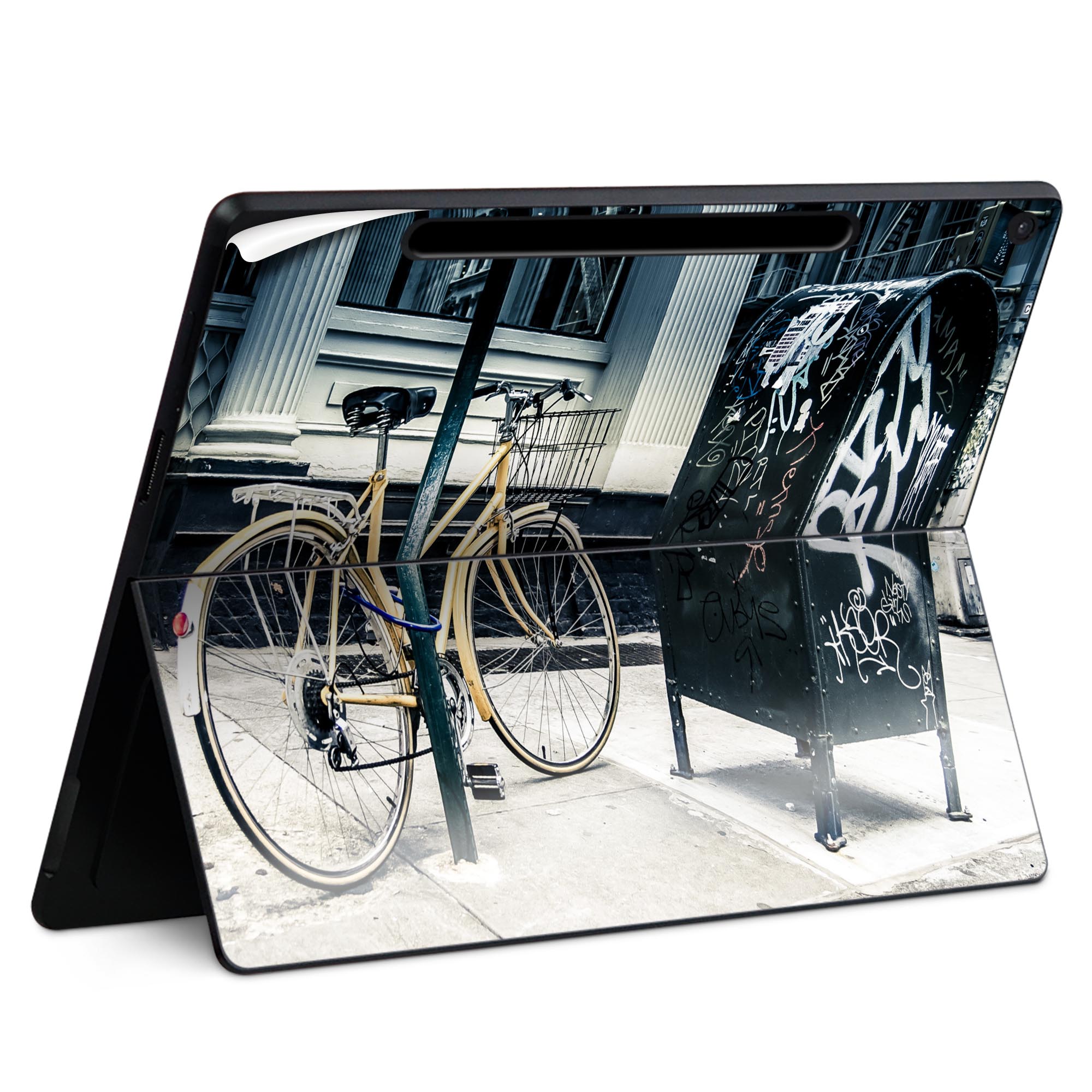 Surface Pro 12 インチ (2025) 用 スキンシール 全面スキンシール フル SurfacePro12 用 背面 底 ステ..