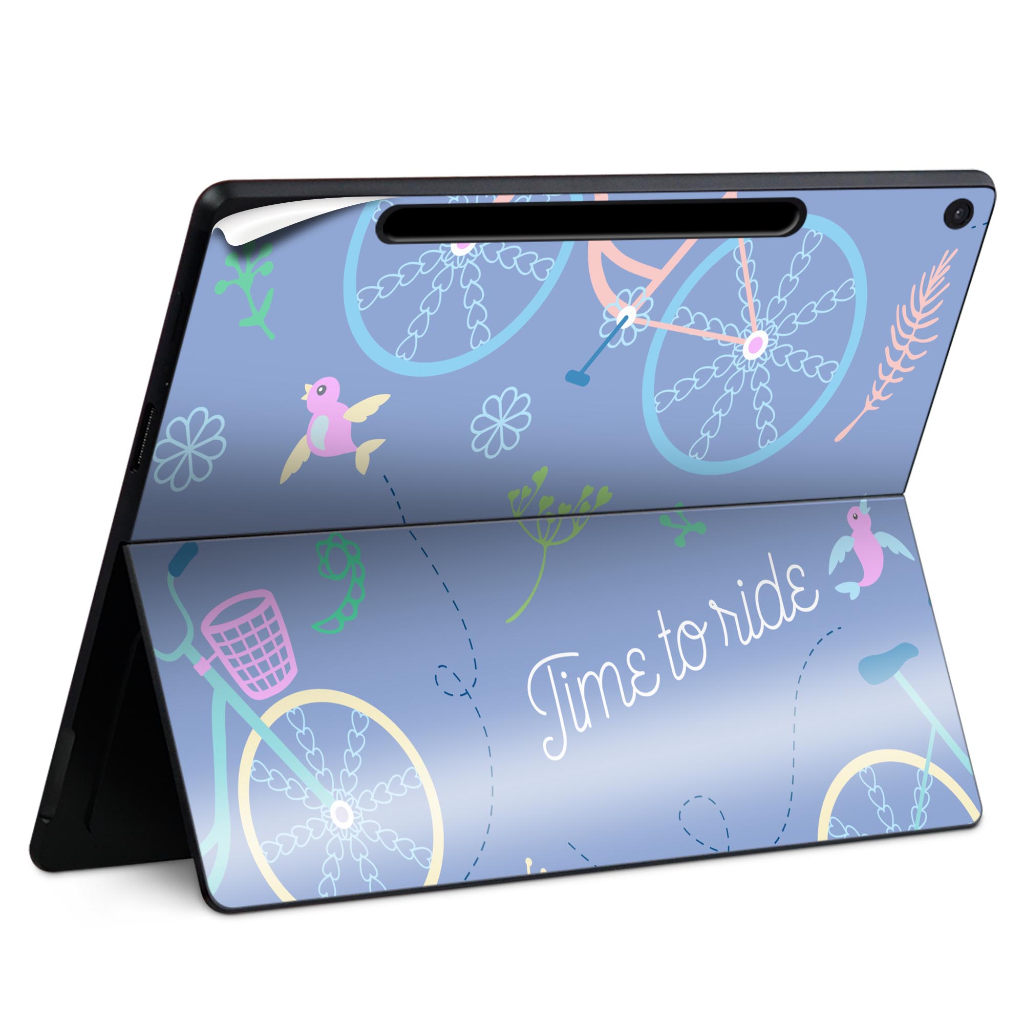 Surface Pro 12 インチ (2025) 用 スキンシール 全面スキンシール フル SurfacePro12 用 背面 底 ステ..