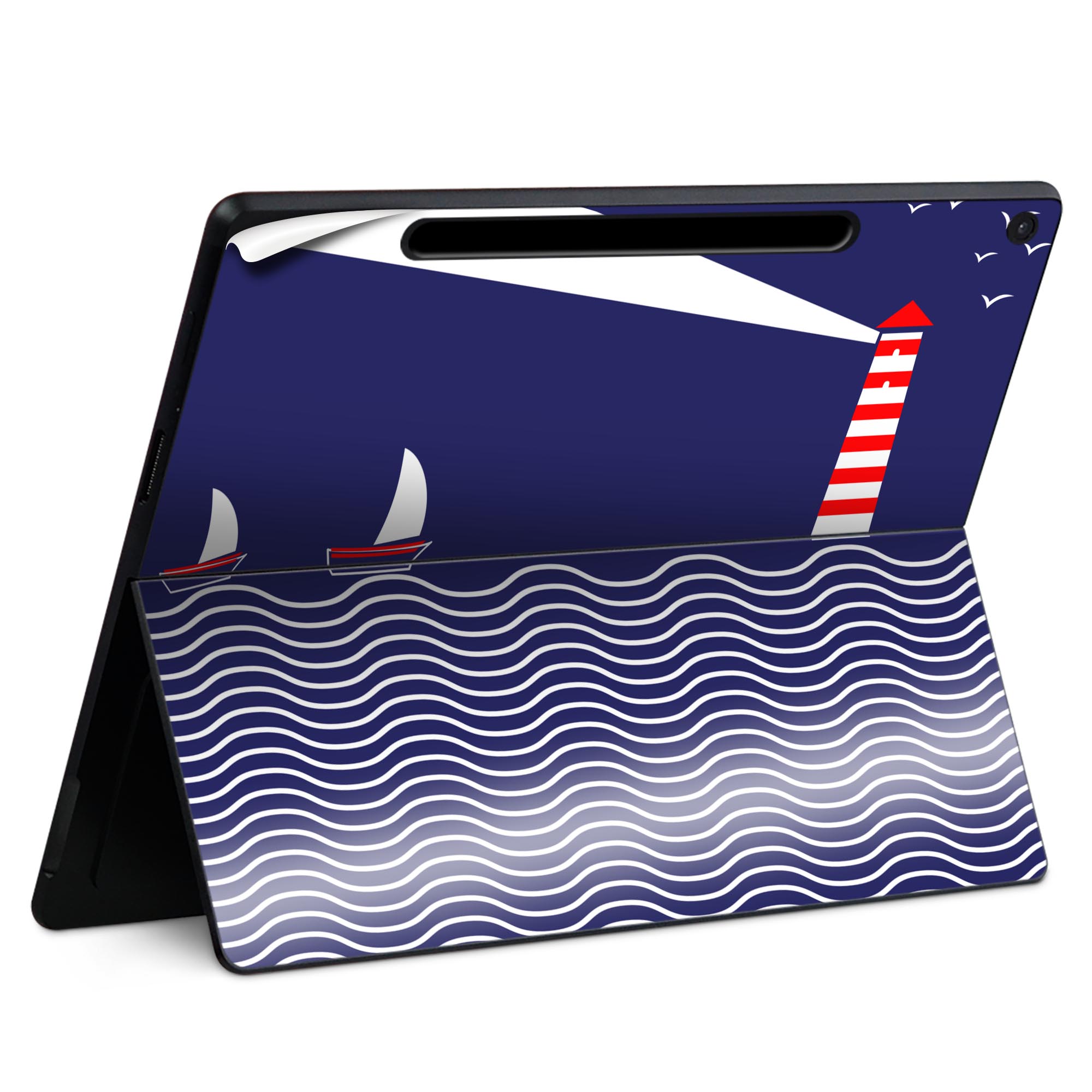 Surface Pro 12 インチ (2025) 用 スキンシール 全面スキンシール フル SurfacePro12 用 背面 底 ステ..