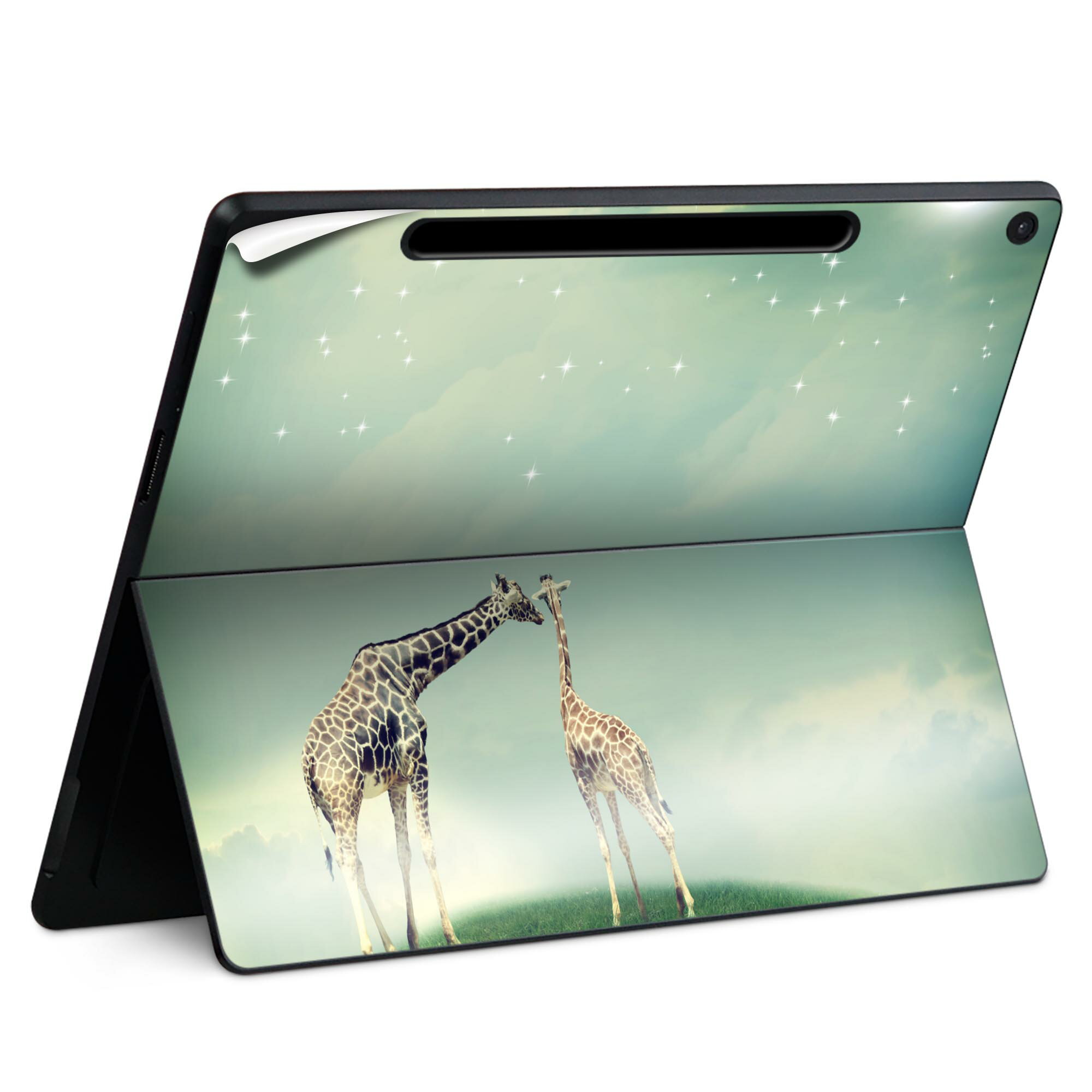 Surface Pro 12 インチ (2025) 用 スキンシール 全面スキンシール フル SurfacePro12 用 背面 底 ステ..