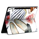 Surface Pro 12 インチ (2025) 用 スキンシール 全面スキンシール フル SurfacePro12 用 背面 底 ステッカー 保護シール 高品質再剥離性シート キャラクター かわいい 023396 女性 顔 人物 012600 くつ おしゃれ 財布