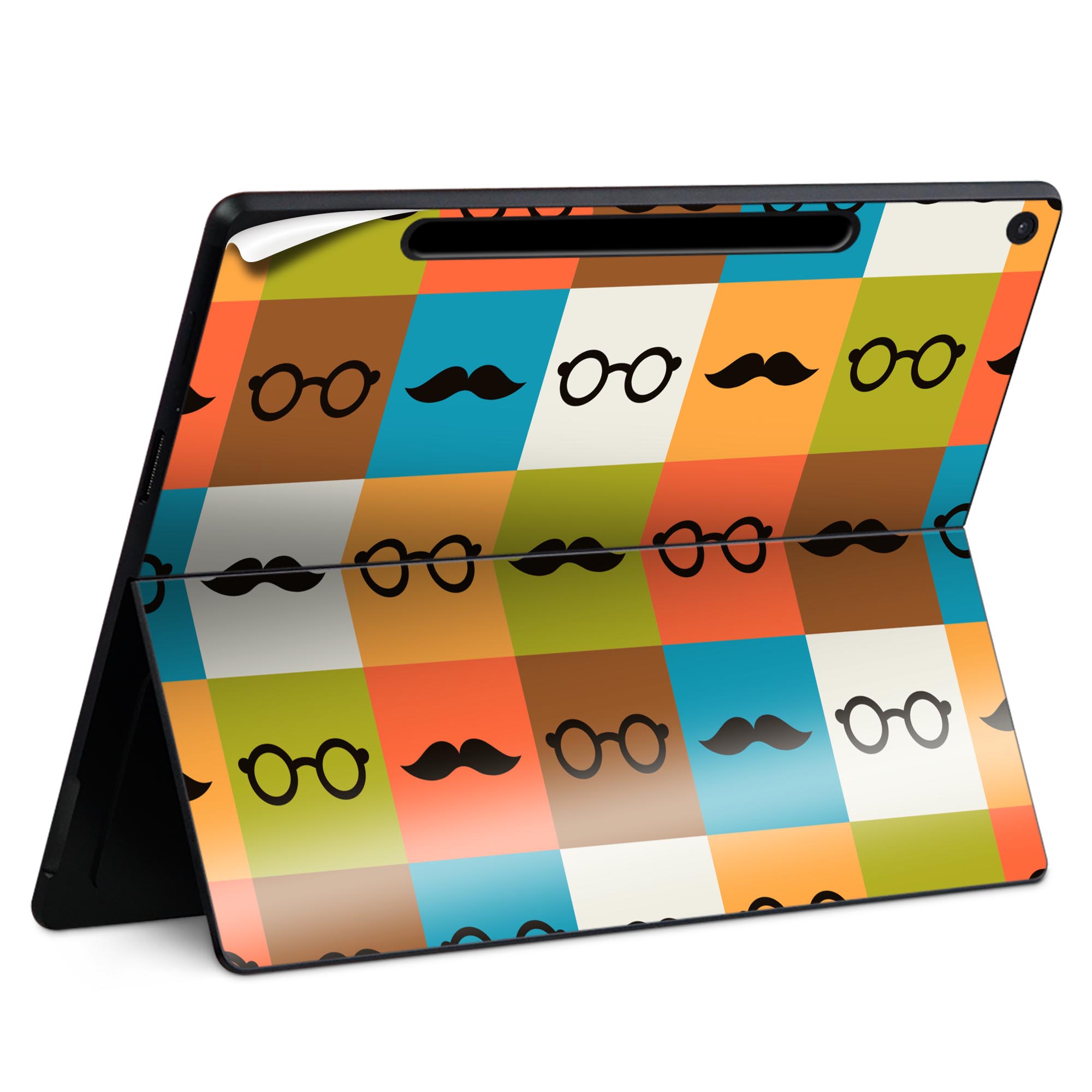 Surface Pro 12 インチ (2025) 用 スキンシール 全面スキンシール フル SurfacePro12 用 背面 底 ステ..