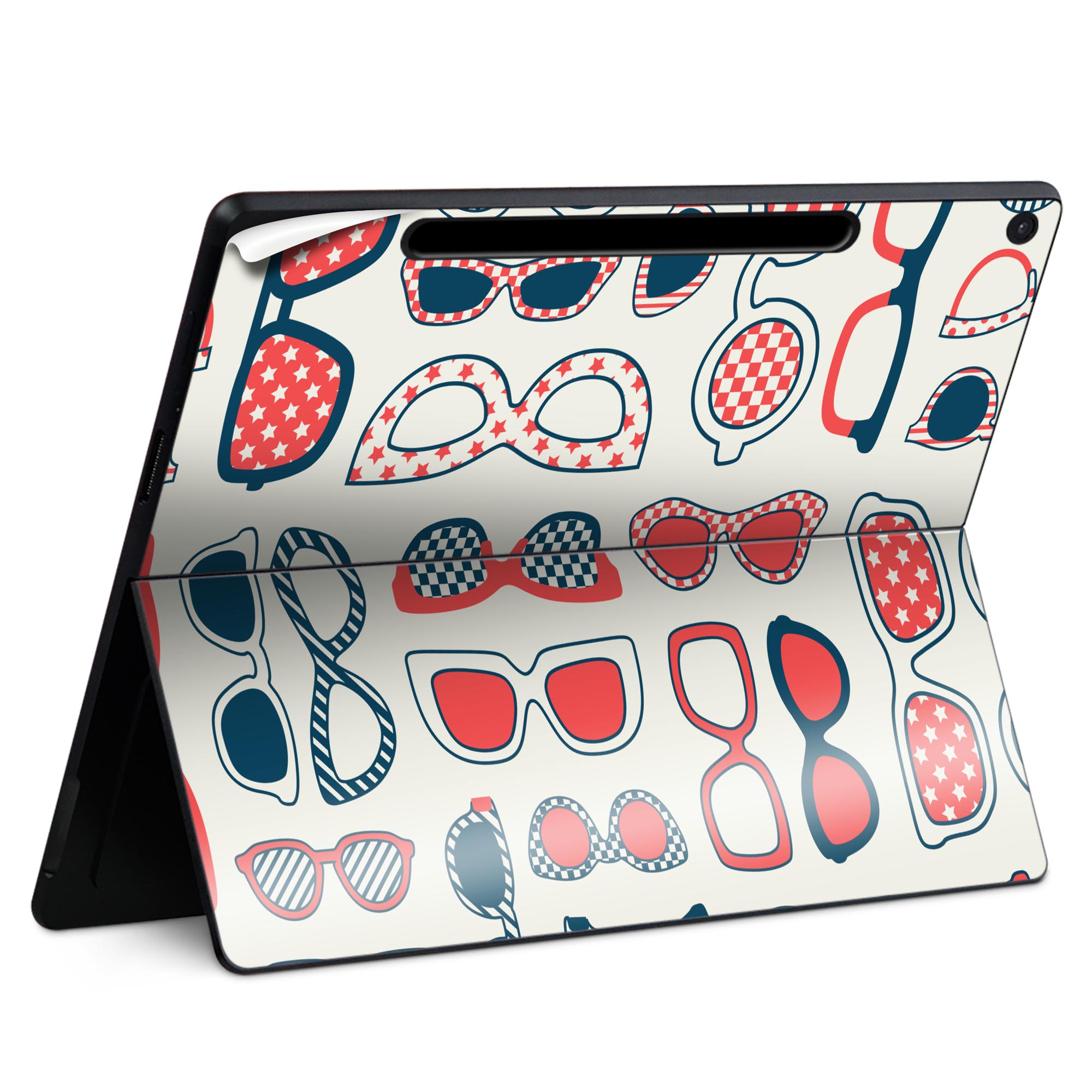 Surface Pro 12 インチ (2025) 用 スキンシール 全面スキンシール フル SurfacePro12 用 背面 底 ステ..