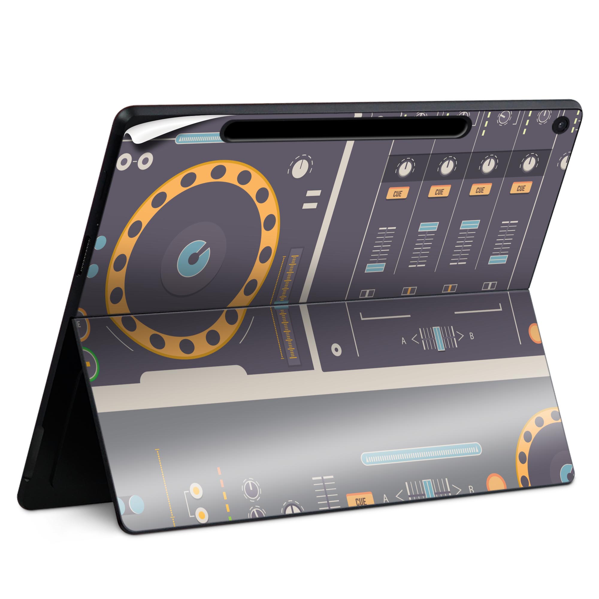 Surface Pro 12 インチ (2025) 用 スキンシール 全面スキンシール フル SurfacePro12 用 背面 底 ステ..