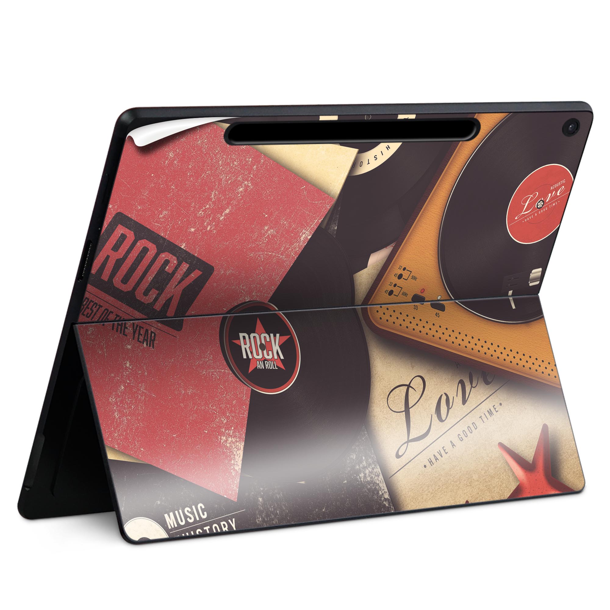 Surface Pro 12 インチ (2025) 用 スキンシール 全面スキンシール フル SurfacePro12 用 背面 底 ステ..