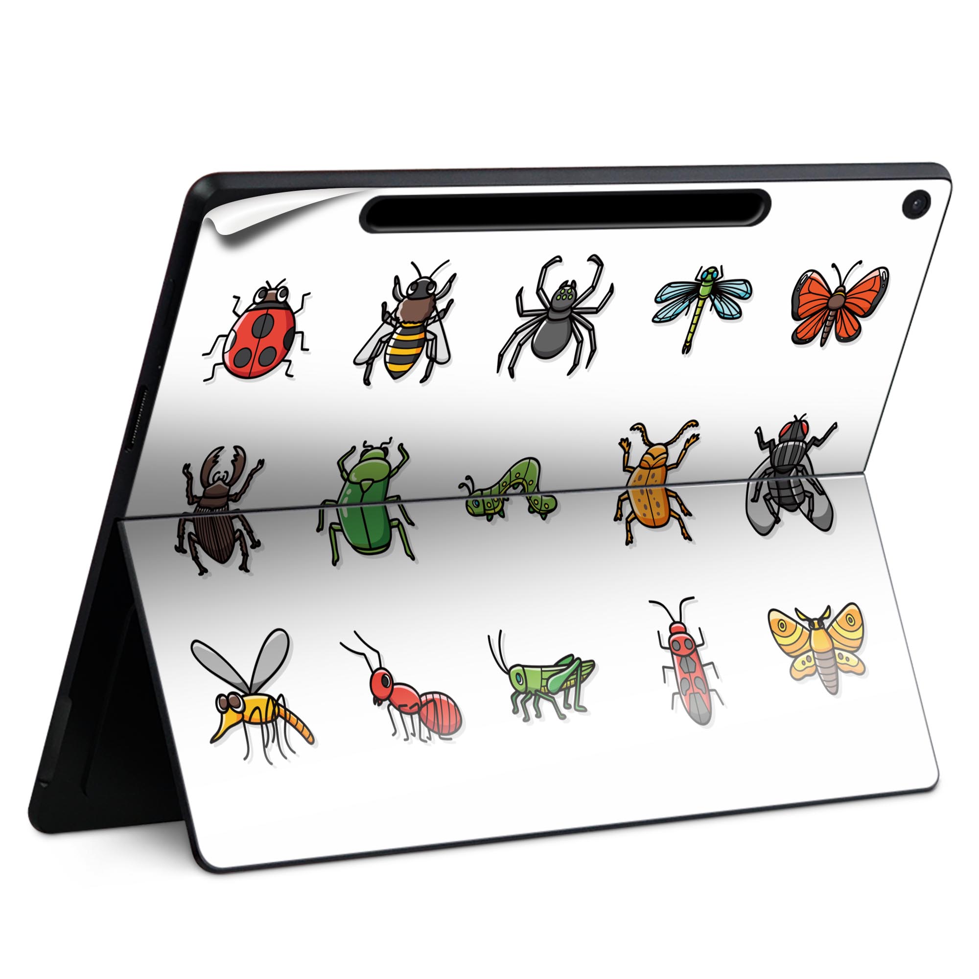 Surface Pro 12 インチ (2025) 用 スキンシール 全面スキンシール フル SurfacePro12 用 背面 底 ステ..