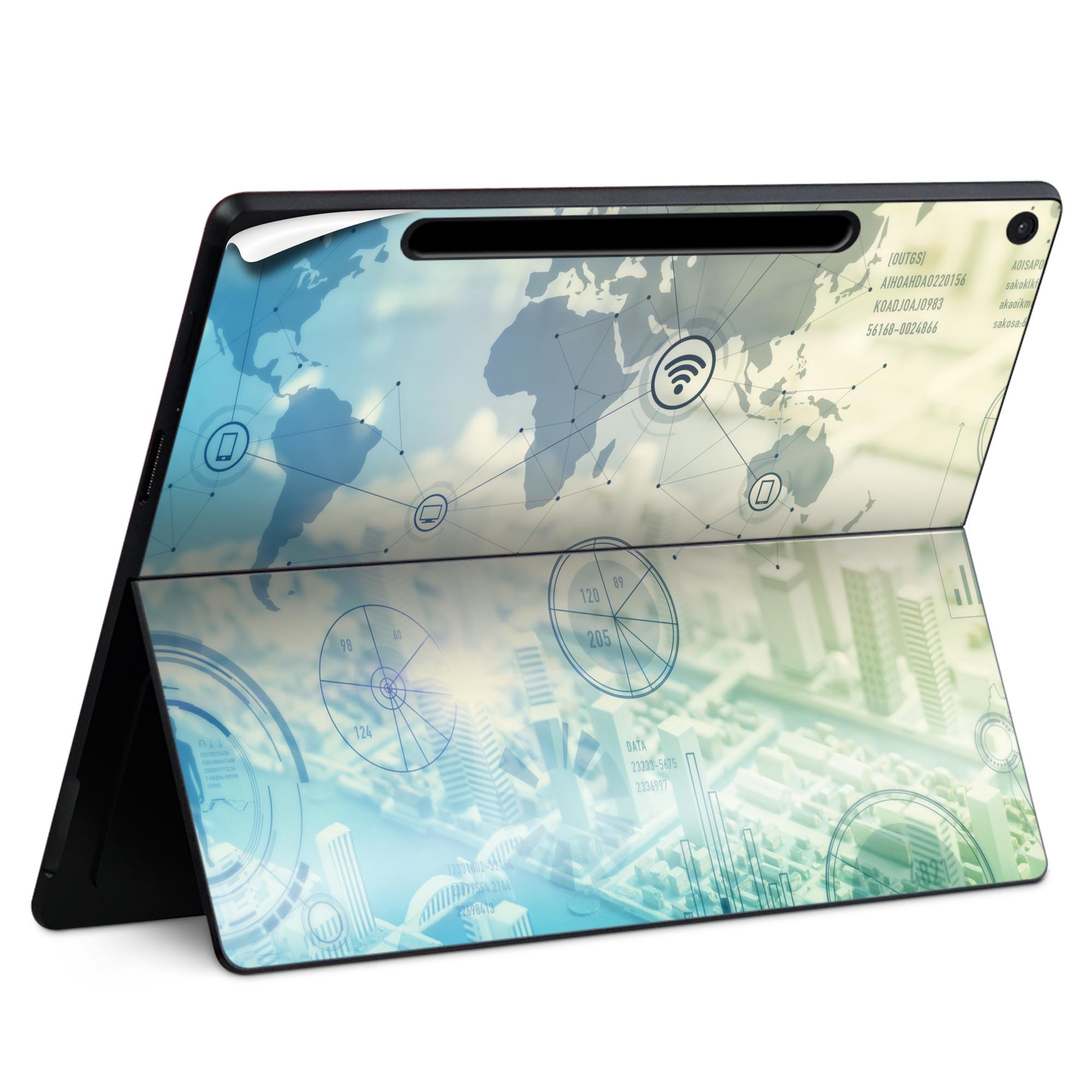 Surface Pro 12 インチ (2025) 用 スキンシール 全面スキンシール フル SurfacePro12 用 背面 底 ステ..