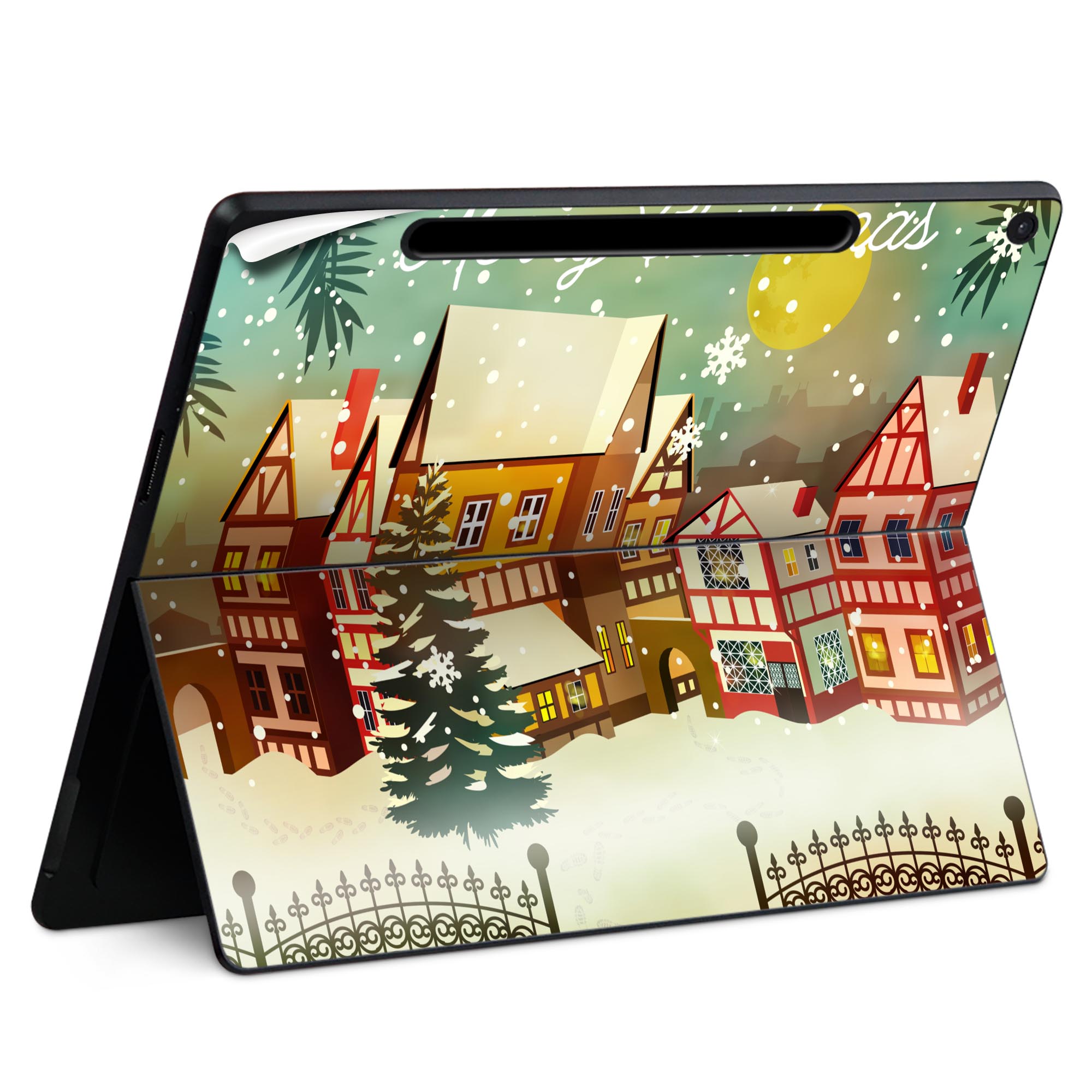 Surface Pro 12 インチ (2025) 用 スキンシール 全面スキンシール フル SurfacePro12 用 背面 底 ステ..