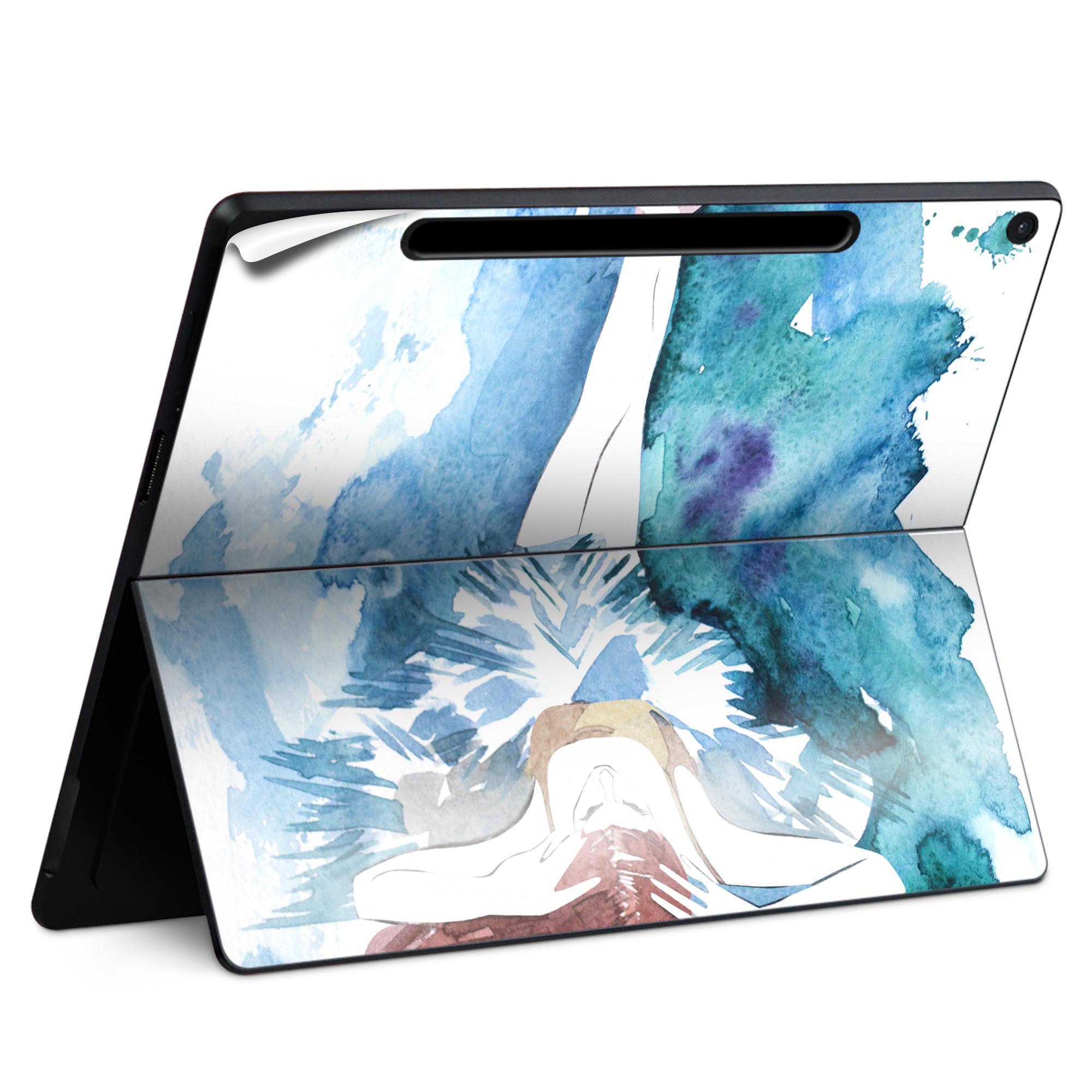 Surface Pro 12 インチ (2025) 用 スキンシール 全面スキンシール フル SurfacePro12 用 背面 底 ステ..