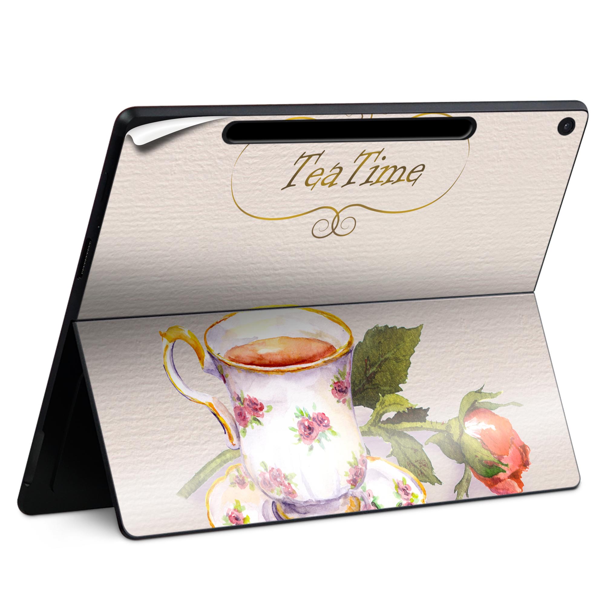 Surface Pro 12 インチ (2025) 用 スキンシール 全面スキンシール フル SurfacePro12 用 背面 底 ステ..