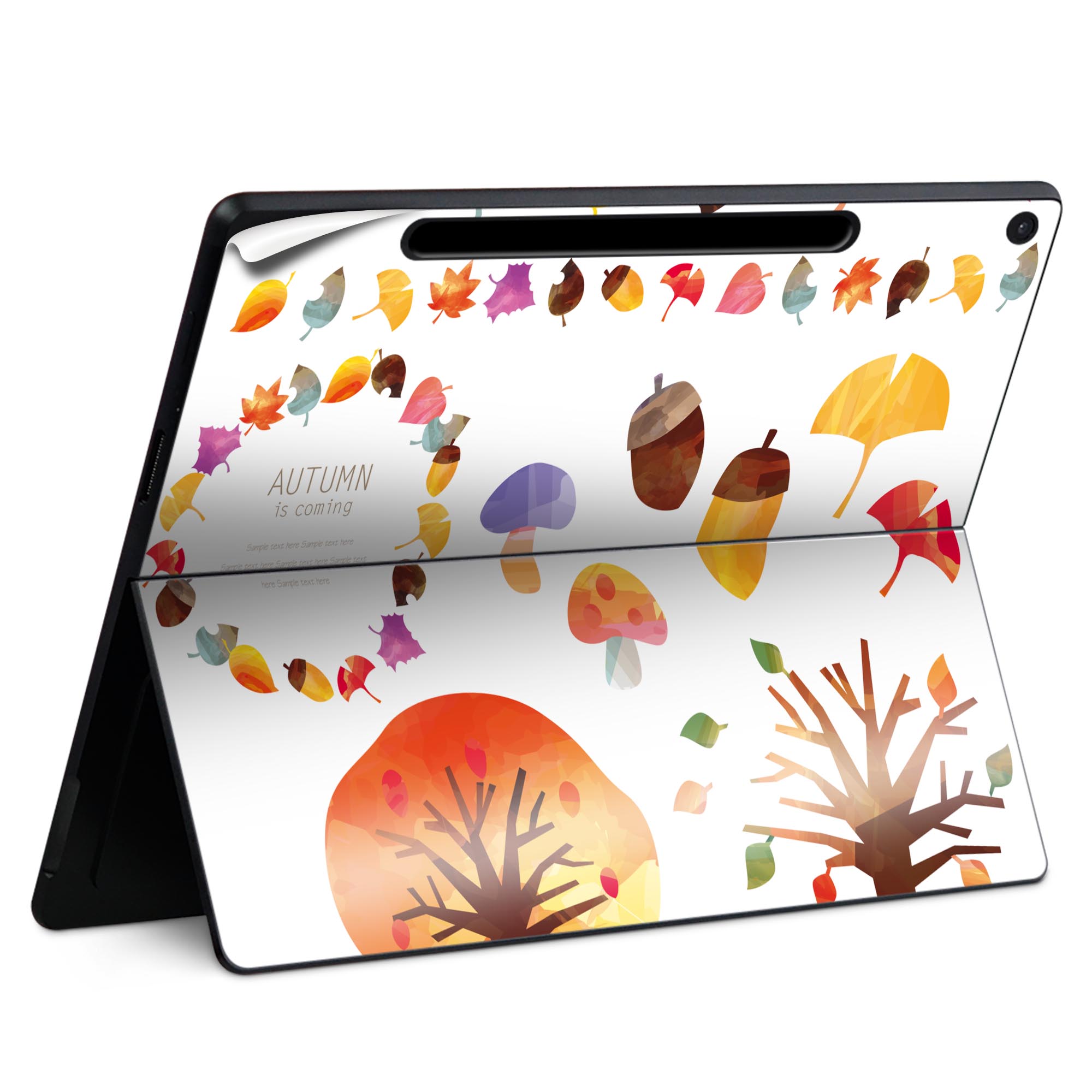 商品特徴・貼るだけでかんたん着せ替え、Surfac Pro 12インチ(2025) 共通対応デザインスキンシール・高精細プリントで写真と遜色のない仕上がり！半光沢シートでしっとりツヤのある表現力・ちょっとしたすり傷からSurface本体を保...