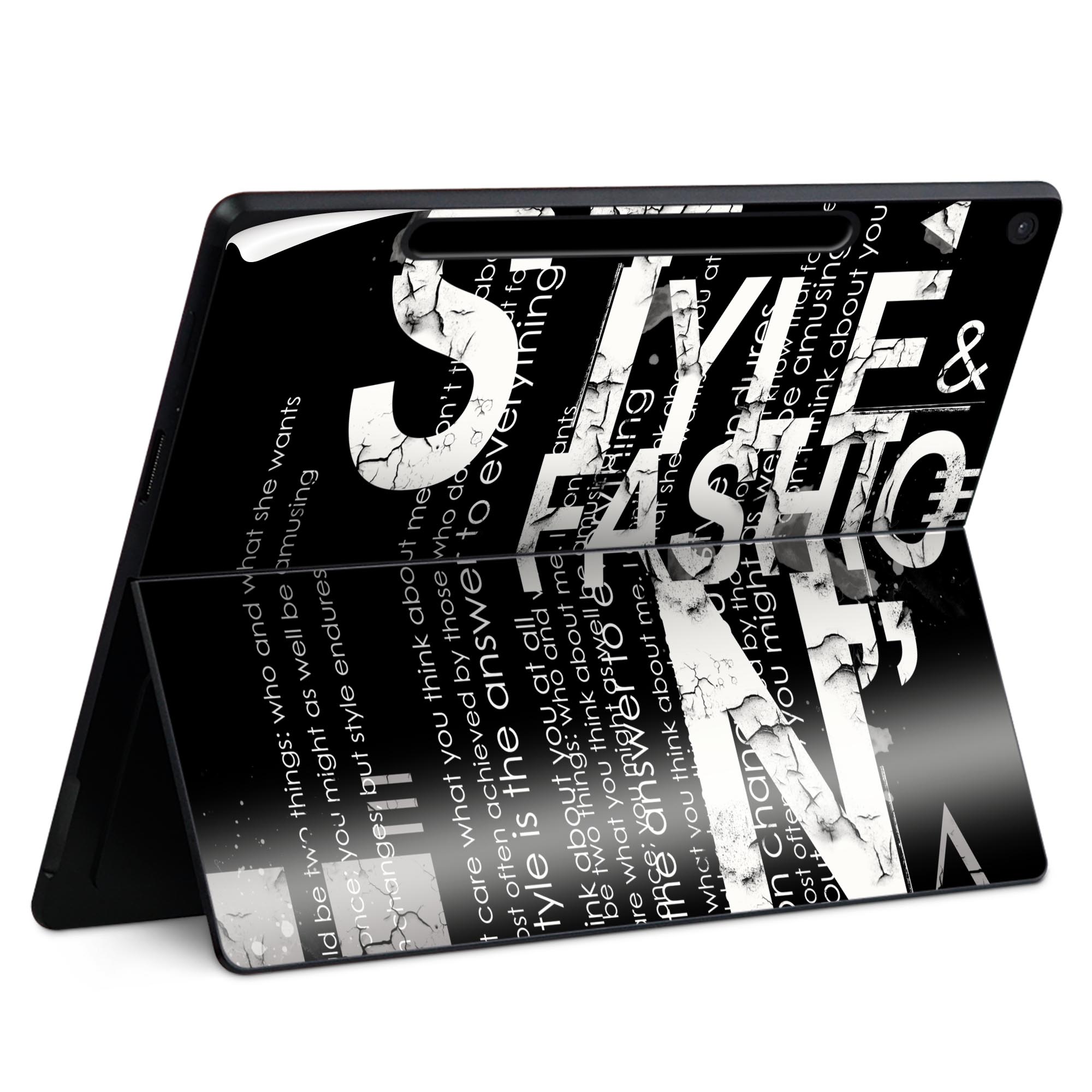 Surface Pro 12 インチ (2025) 用 スキンシール 全面スキンシール フル SurfacePro12 用 背面 底 ステ..