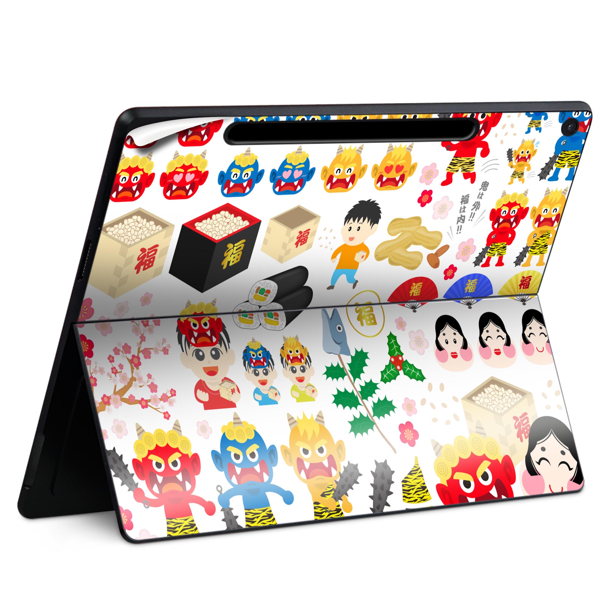 Surface Pro 12 インチ (2025) 用 スキンシール 全面スキンシール フル SurfacePro12 用 背面 底 ステ..