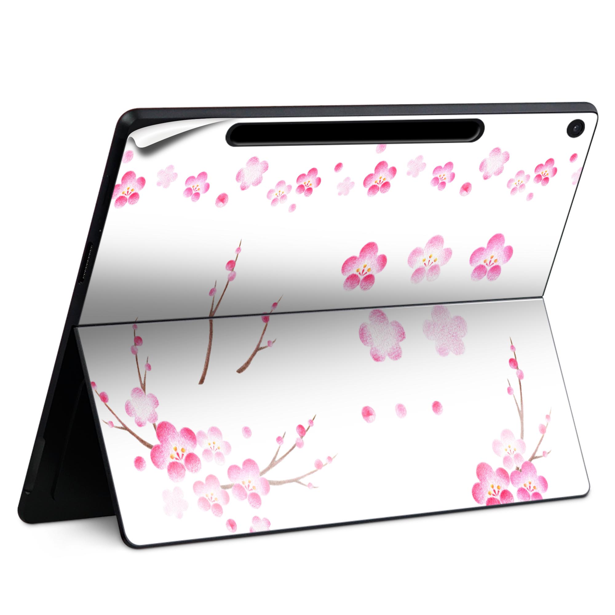 Surface Pro 12 インチ (2025) 用 スキンシール 全面スキンシール フル SurfacePro12 用 背面 底 ステ..