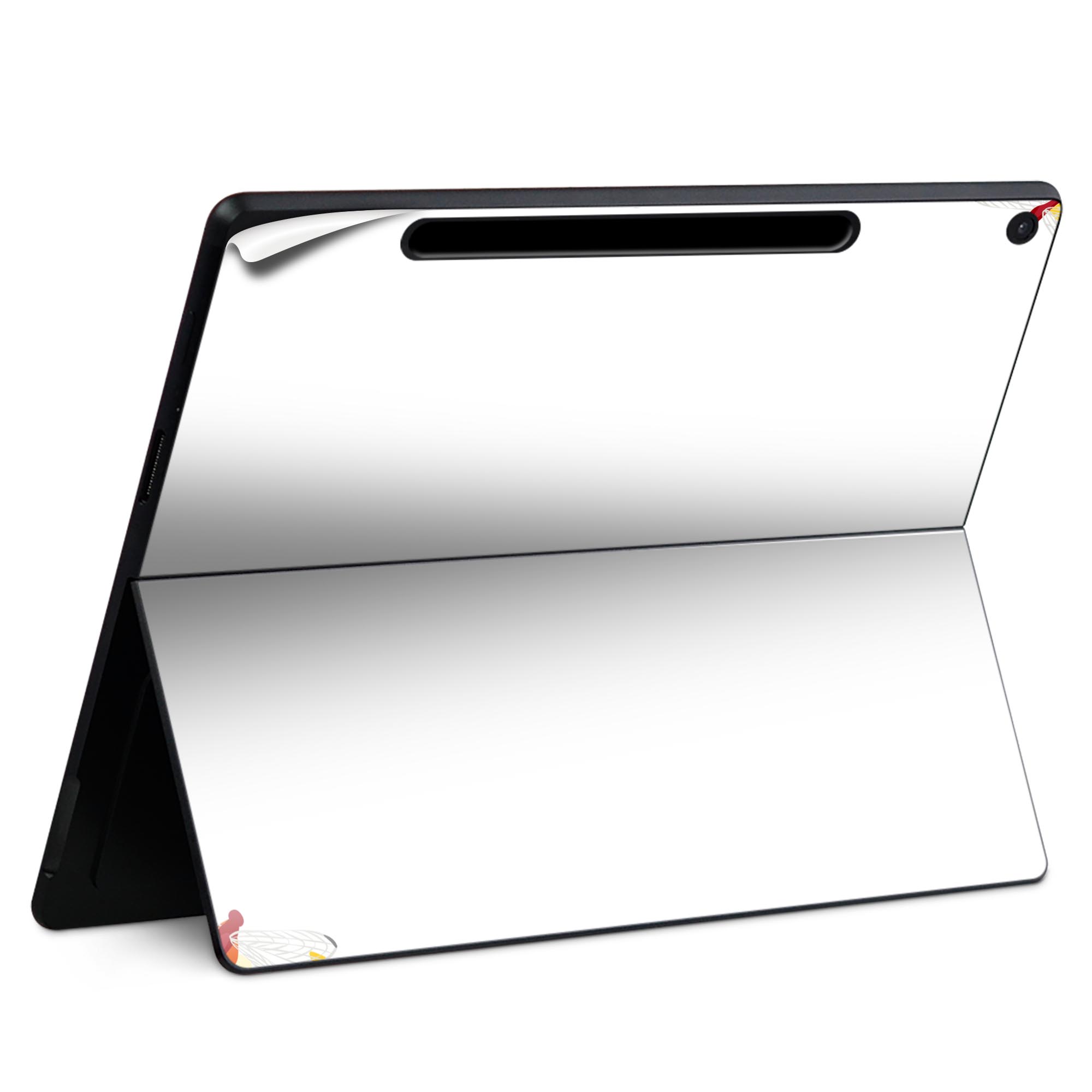 商品特徴・貼るだけでかんたん着せ替え、Surfac Pro 12インチ(2025) 共通対応デザインスキンシール・高精細プリントで写真と遜色のない仕上がり！半光沢シートでしっとりツヤのある表現力・ちょっとしたすり傷からSurface本体を保護・接着部はエアフリー素材で気泡の心配も軽減・再剥離素材なので貼り付け時の調整も安心注意事項画像はサンプルですので、ご覧の環境によっては多少色味に違いを感じる場合がございます。 イメージと違った、モニターと色味が異なるという理由での交換や返金はご対応出来かねます。スキンシールのみの販売で、本体は付属しません。また、シールは背面部用のみとなります。初回貼付時の位置調整や貼り直しは可能ですが、しっかりと押し付けて接着させた後の再剥離、再利用は保証しておりません。また接着部に油分や汚れが付着しますと角の部分は剥がれやすくなりますので、貼付時はあまり触れないようにご注意ください。無地のセミグロスシートにデザインをプリントした商品で、デコなどの加工はございません。 凹凸や光沢があるように見えたり布地や金属を素材にしたように見える商品もありますが、デザインの図版によるものです。印刷時に微妙な画像のズレが生じる場合がございます。ご注文後に1点1点制作する受注生産品の為、不良品以外のご返品や交換は固くお断りします。 発送について完全受注生産のハンドメイド商品となりますので、既製品と比べて発送までお時間を頂いています。 基本的に決済確認後、最大で10営業日での発送となります。繁忙期や休業日明けの場合はさらに時間がかかる場合があります。 その際には別途メールにてご連絡致します。メール便の場合、発送日から到着までに2?4日ほどかかる場合が多く、紛失などの保障もご対応できかねます。あらかじめご了承下さい。