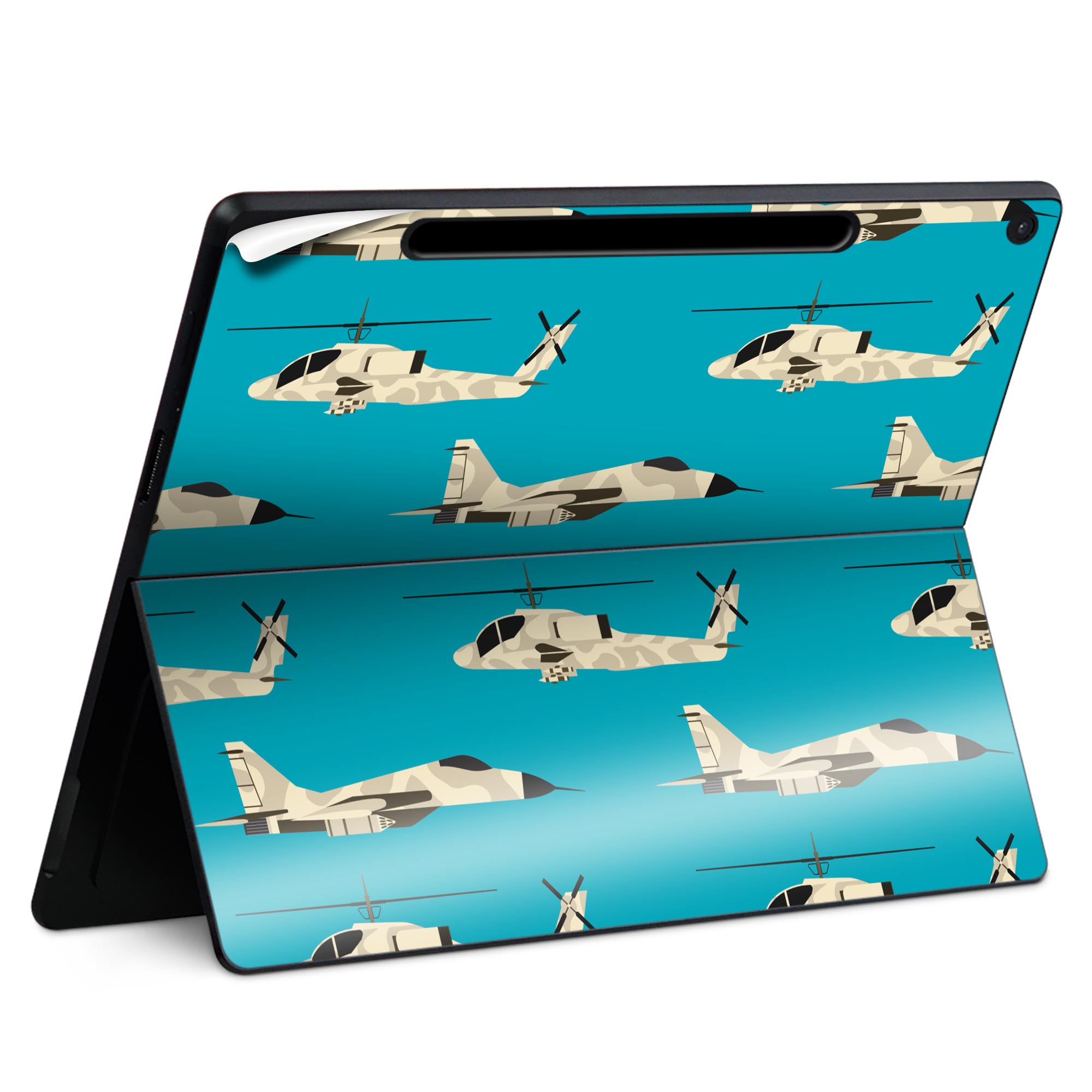 Surface Pro 12 インチ (2025) 用 スキンシール 全面スキンシール フル SurfacePro12 用 背面 底 ステ..