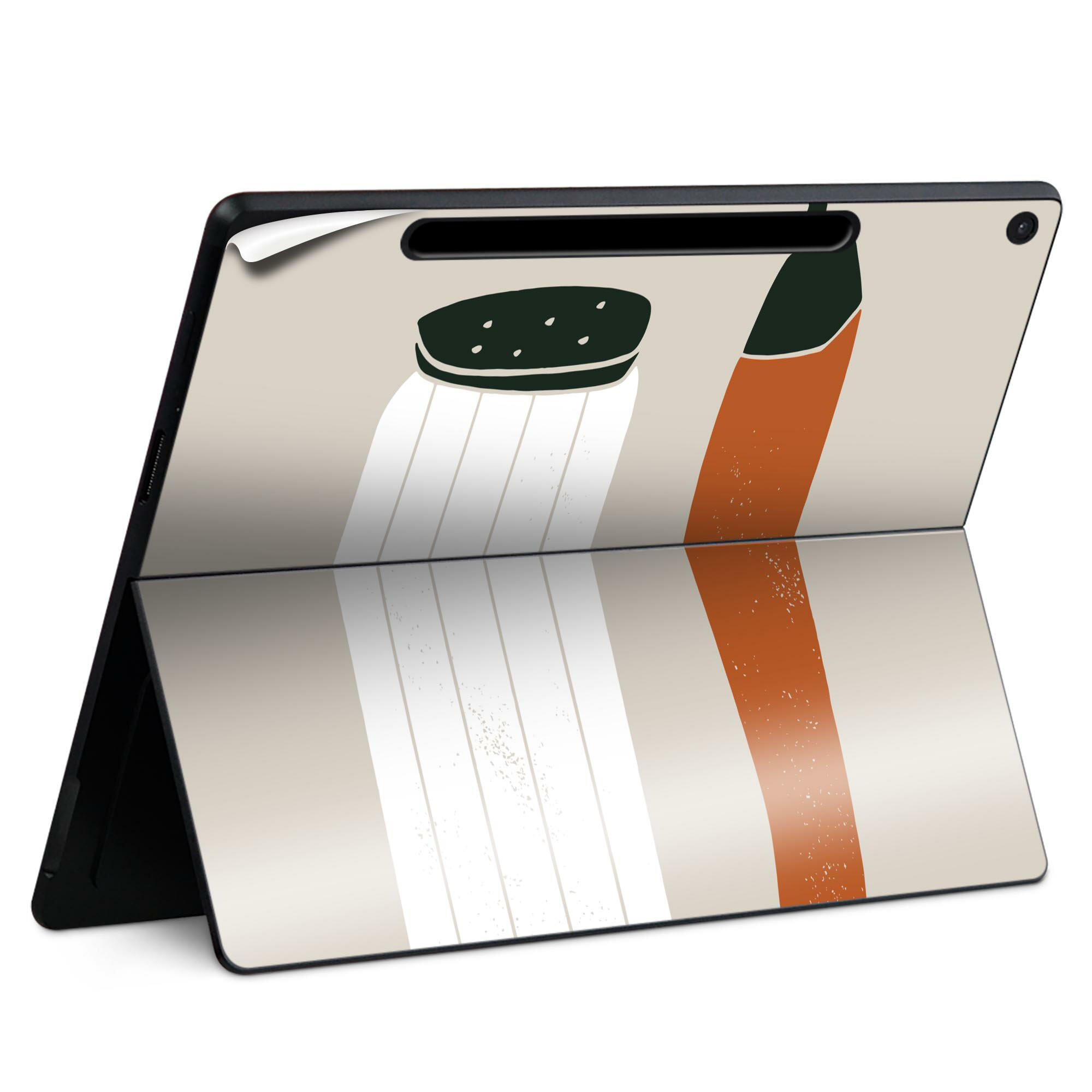 Surface Pro 12 インチ (2025) 用 スキンシール 全面スキンシール フル SurfacePro12 用 背面 底 ステ..