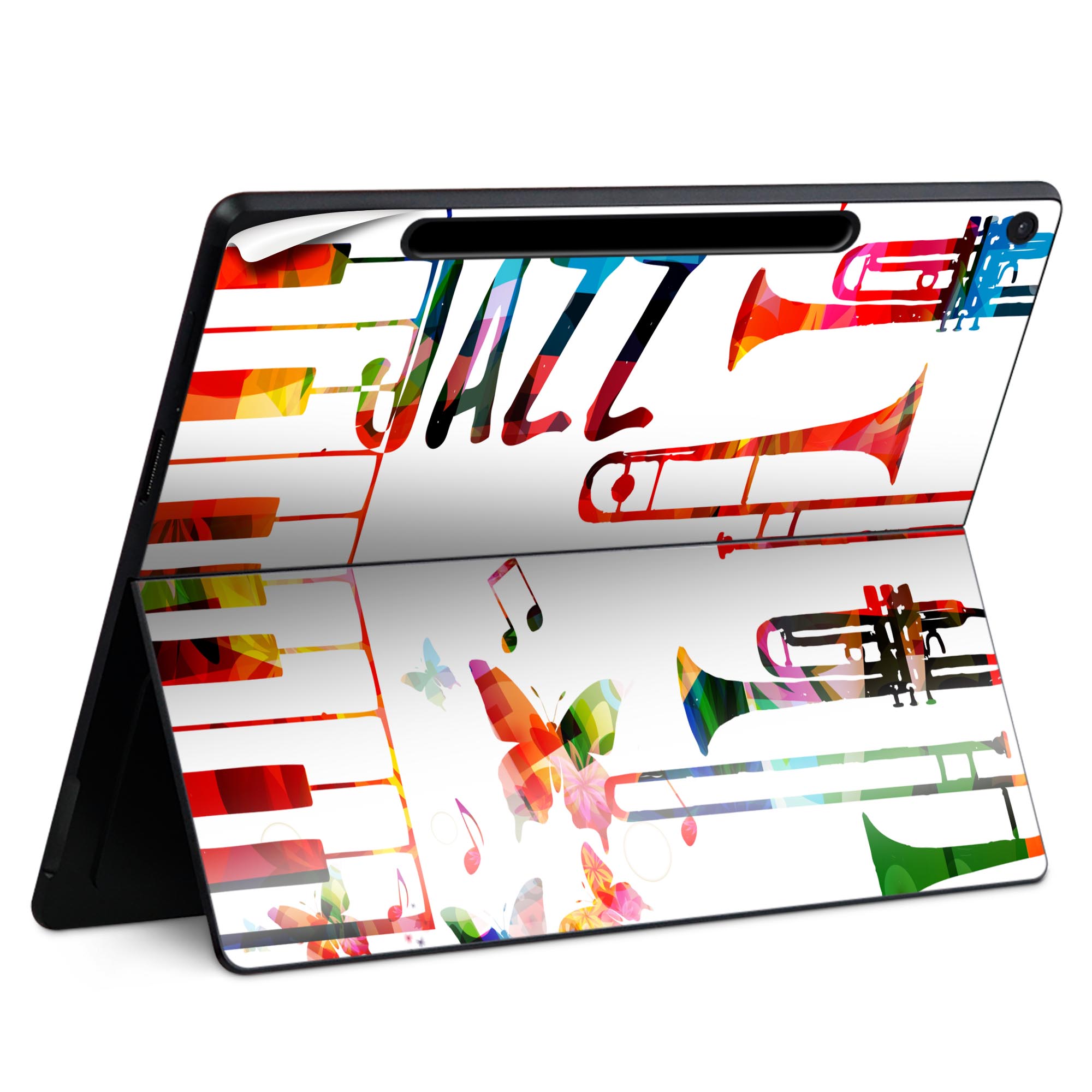 Surface Pro 12 インチ (2025) 用 スキンシール 全面スキンシール フル SurfacePro12 用 背面 底 ステ..