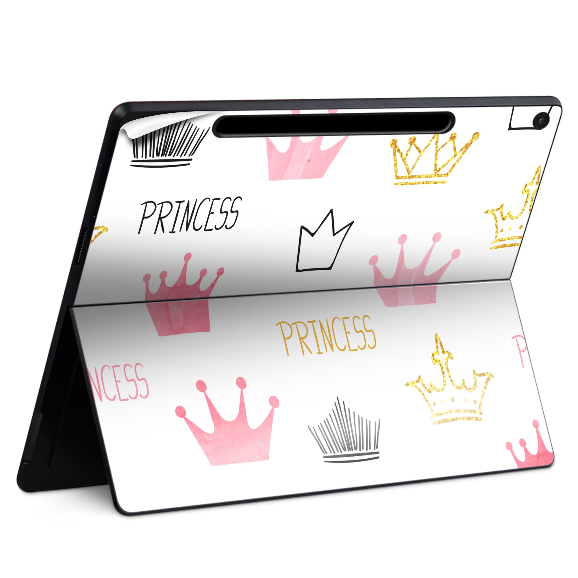 Surface Pro 12 インチ (2025) 用 スキンシール 全面スキンシール フル SurfacePro12 用 背面 底 ステ..