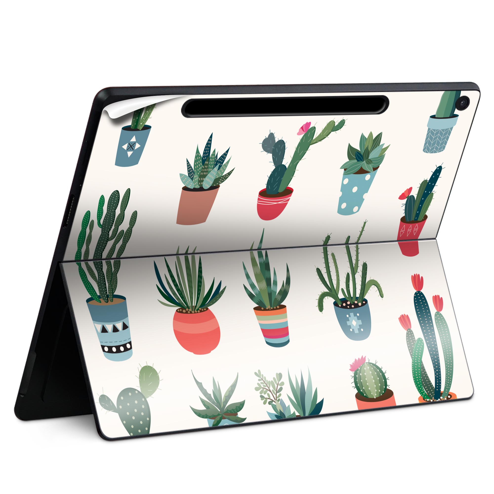 Surface Pro 12 インチ (2025) 用 スキンシール 全面スキンシール フル SurfacePro12 用 背面 底 ステ..