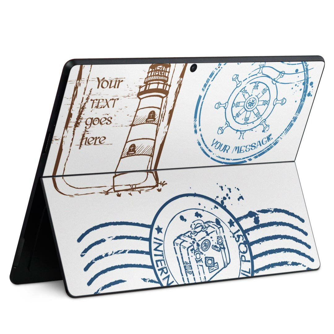 商品特徴・貼るだけでかんたん着せ替え、Surface Pro9 Pro 8 Surface Pro X 共通対応デザインスキンシール・高精細プリントで写真と遜色のない仕上がり！半光沢シートでしっとりツヤのある表現力・ちょっとしたすり傷からSurface本体を保護・接着部はエアフリー素材で気泡の心配も軽減・再剥離素材なので貼り付け時の調整も安心注意事項画像はサンプルですので、ご覧の環境によっては多少色味に違いを感じる場合がございます。 イメージと違った、モニターと色味が異なるという理由での交換や返金はご対応出来かねます。スキンシールのみの販売で、本体は付属しません。また、シールは背面部用のみとなります。初回貼付時の位置調整や貼り直しは可能ですが、しっかりと押し付けて接着させた後の再剥離、再利用は保証しておりません。また接着部に油分や汚れが付着しますと角の部分は剥がれやすくなりますので、貼付時はあまり触れないようにご注意ください。無地のセミグロスシートにデザインをプリントした商品で、デコなどの加工はございません。 凹凸や光沢があるように見えたり布地や金属を素材にしたように見える商品もありますが、デザインの図版によるものです。印刷時に微妙な画像のズレが生じる場合がございます。ご注文後に1点1点制作する受注生産品の為、不良品以外のご返品や交換は固くお断りします。 発送について完全受注生産のハンドメイド商品となりますので、既製品と比べて発送までお時間を頂いています。 基本的に決済確認後、最大で10営業日での発送となります。繁忙期や休業日明けの場合はさらに時間がかかる場合があります。 その際には別途メールにてご連絡致します。メール便の場合、発送日から到着までに2?4日ほどかかる場合が多く、紛失などの保障もご対応できかねます。あらかじめご了承下さい。