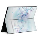 Surface Pro11(2024) / Pro10(for Business) / Pro9(2022) 共通対応 背面 保護 デザイン スキンシール Pro8/ProX 各種対応 000252 雪の結晶 星