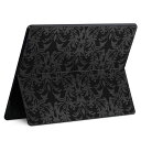 Surface Pro11(2024) / Pro10(for Business) / Pro9(2022) 共通対応 背面 保護 デザイン スキンシール Pro8/ProX 各種対応 000381 ダマスク ビンテージ リーフ