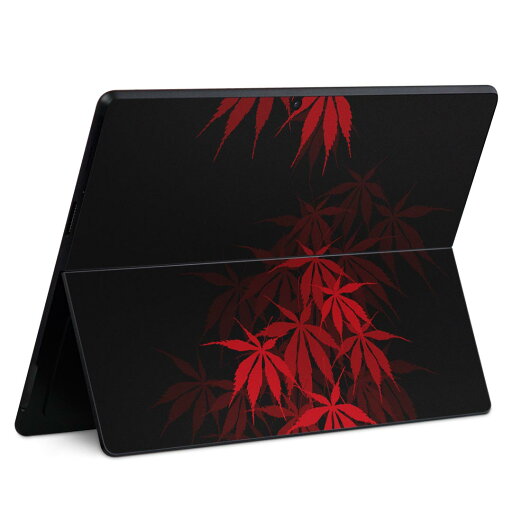 Surface Pro11(2024) / Pro10(for Business) / Pro9(2022) 共通対応 背面 保護 デザイン スキンシール Pro8/ProX 各種対応 000446 もみじ 赤 Surface Pro11(2024) / Pro10(for Business) / Pro9(2022) 共通対応 背面 保護 デザイン スキンシール Pro8/ProX 各種対応 000446 もみじ 赤