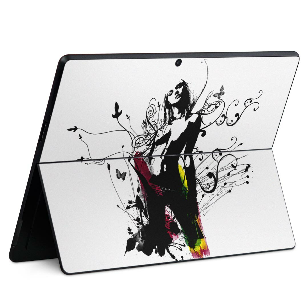 商品特徴・貼るだけでかんたん着せ替え、Surface Pro9 Pro 8 Surface Pro X 共通対応デザインスキンシール・高精細プリントで写真と遜色のない仕上がり！半光沢シートでしっとりツヤのある表現力・ちょっとしたすり傷からS...