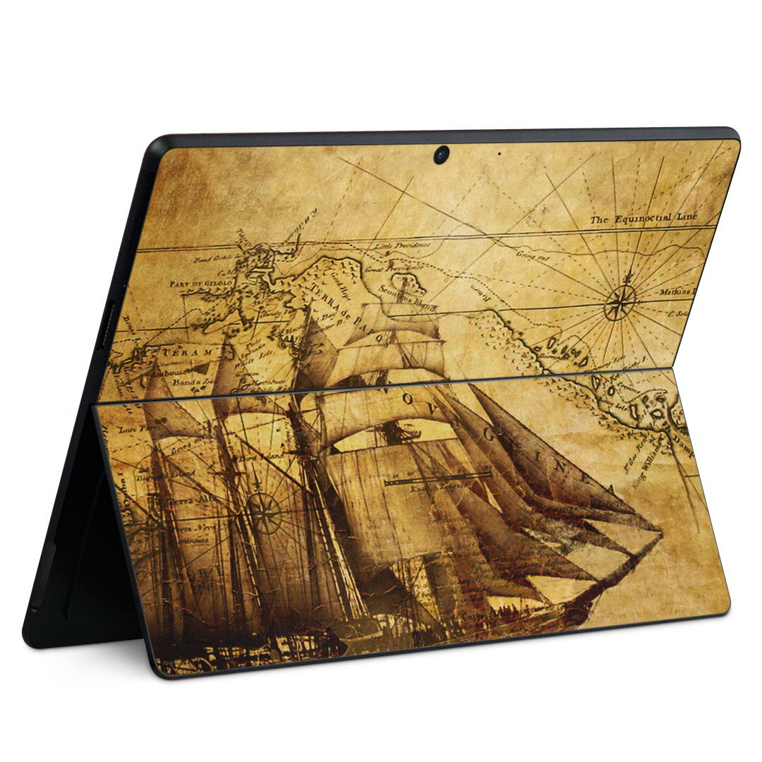 Surface Pro11(2024) / Pro10(for Business) / Pro9(2022) 共通対応 背面 保護 デザイン スキンシール ..