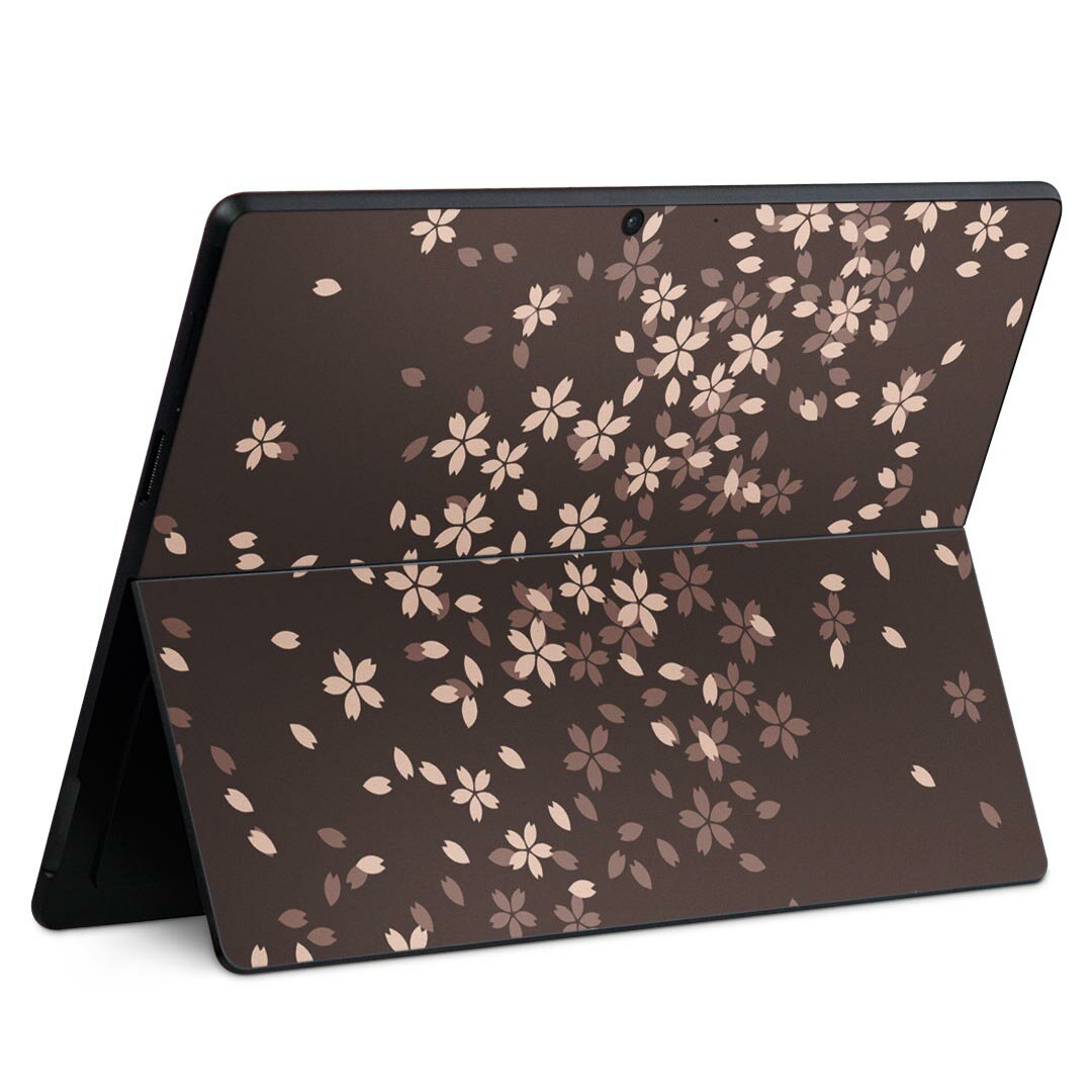 Surface Pro11(2024) / Pro10(for Business) / Pro9(2022) 共通対応 背面 保護 デザイン スキンシール Pro8/ProX 各種対応 001220 桜 花