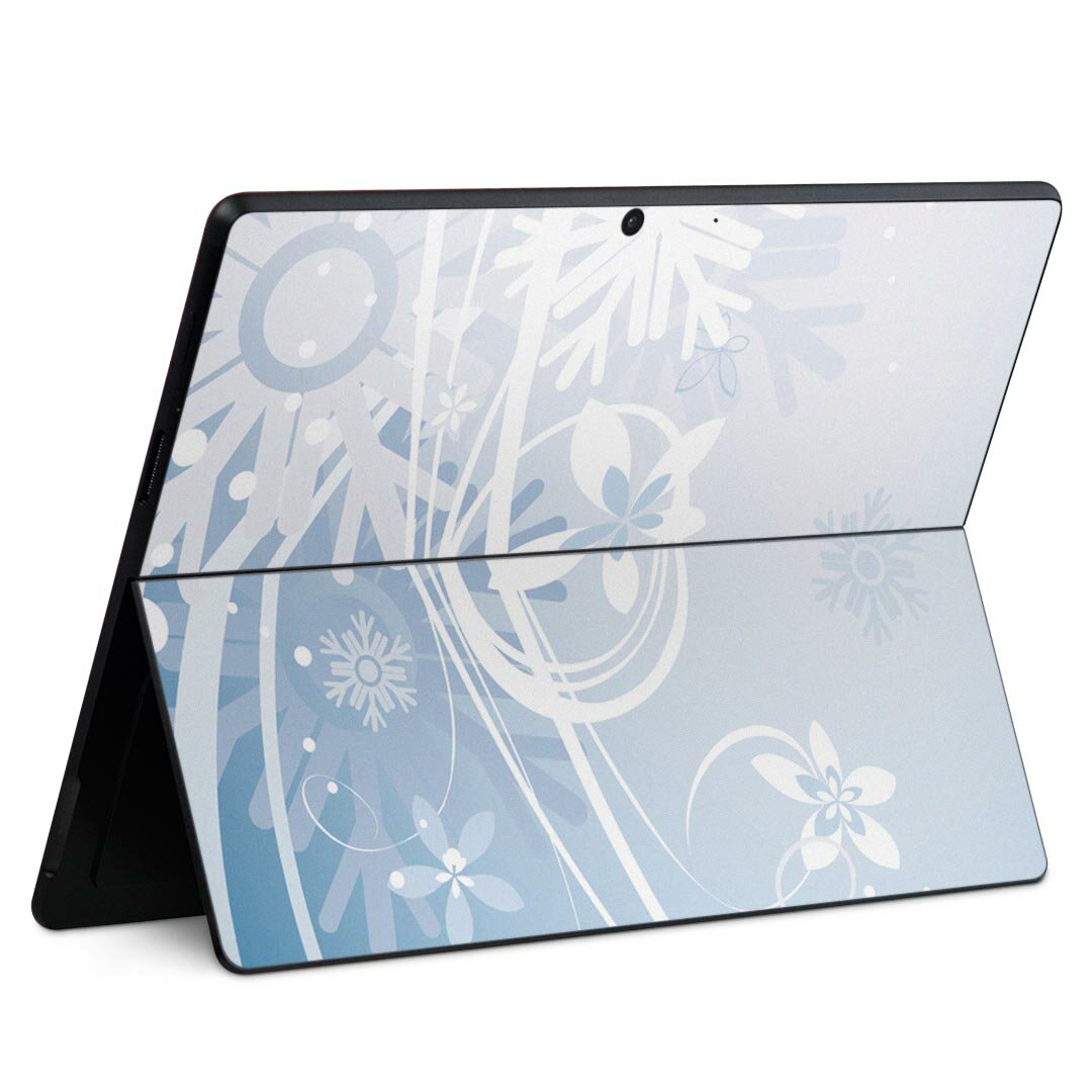 Surface Pro11(2024) / Pro10(for Business) / Pro9(2022) 共通対応 背面 保護 デザイン スキンシール Pro8/ProX 各種対応 001478 雪 冬