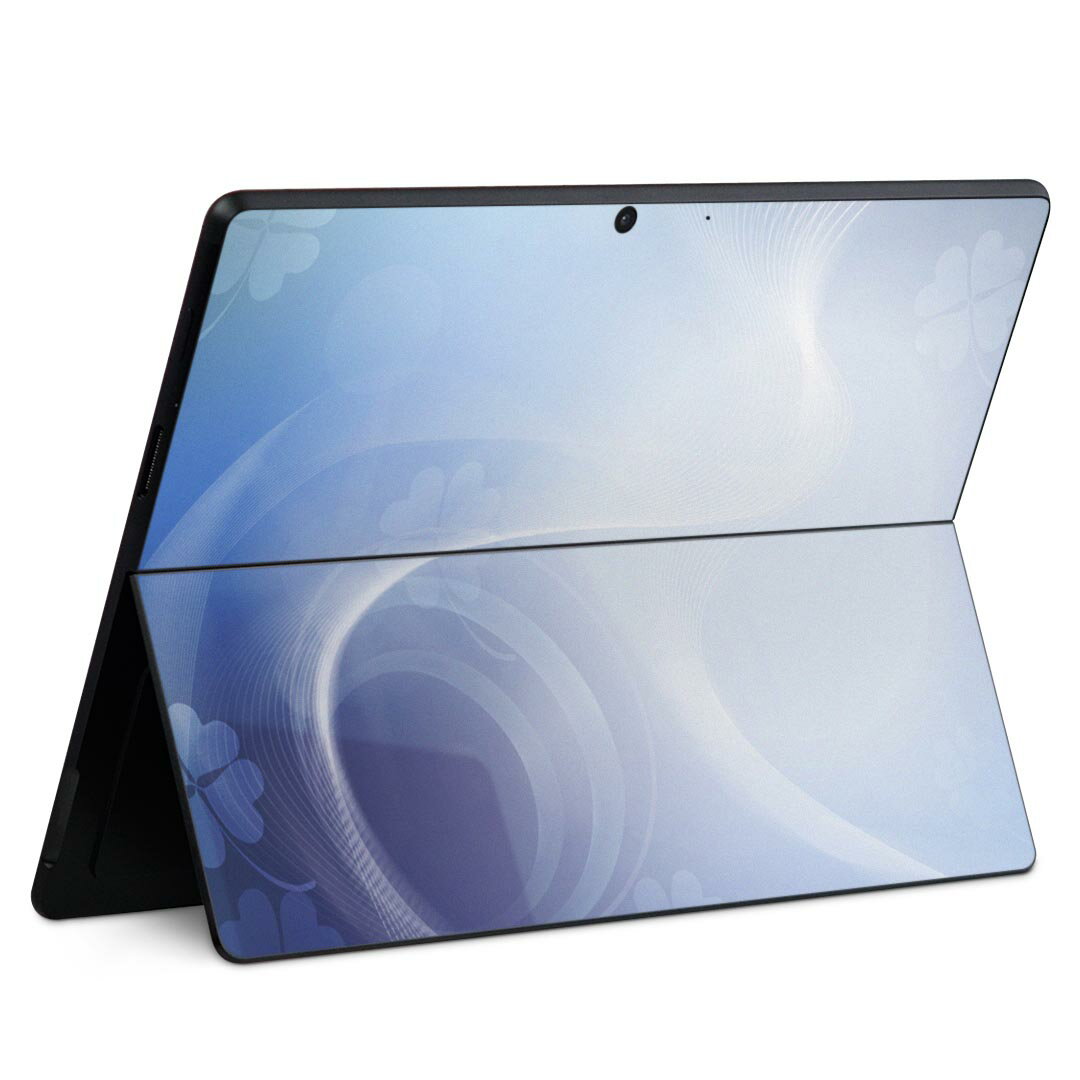 Surface Pro11(2024) / Pro10(for Business) / Pro9(2022) 共通対応 背面 保護 デザイン スキンシール Pro8/ProX 各種対応 001724 クローバー