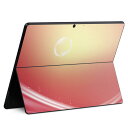 Surface Pro11(2024) / Pro10(for Business) / Pro9(2022) 共通対応 背面 保護 デザイン スキンシール Pro8/ProX 各種対応 001999 シンプル しゃぼん玉 ピンク