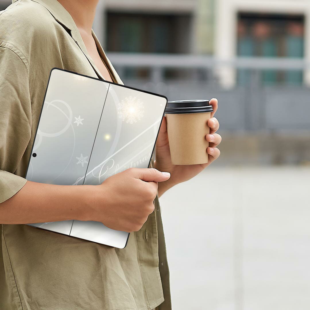 Surface Pro11(2024) / Pro10(for Business) / Pro9(2022) 共通対応 背面 保護 デザイン スキンシール Pro8/ProX 各種対応 002171 シンプル 白