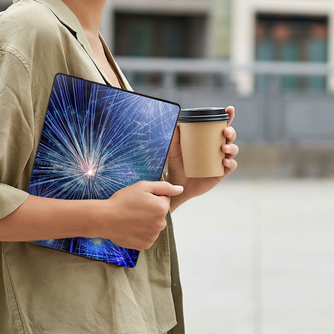 Surface Pro11(2024) / Pro10(for Business) / Pro9(2022) 共通対応 背面 保護 デザイン スキンシール Pro8/ProX 各種対応 023280 花火 写真