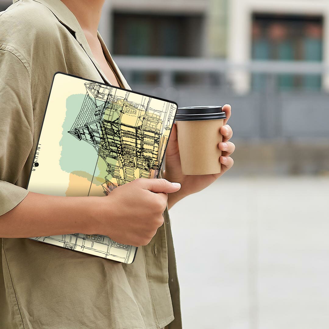 Surface Pro11(2024) / Pro10(for Business) / Pro9(2022) 共通対応 背面 保護 デザイン スキンシール Pro8/ProX 各種対応 033761 HANOVER