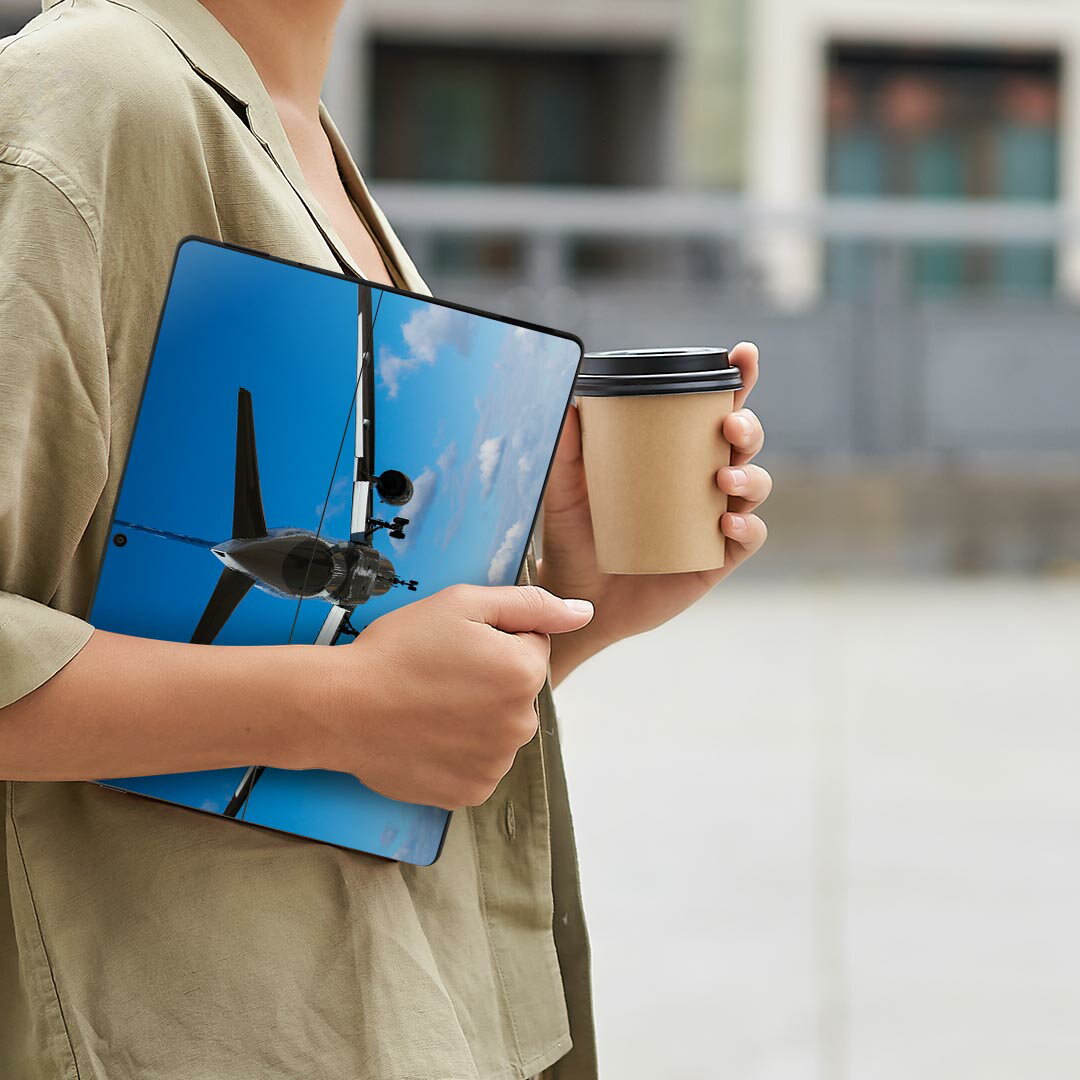 Surface Pro11(2024) / Pro10(for Business) / Pro9(2022) 共通対応 背面 保護 デザイン スキンシール Pro8/ProX 各種対応 011412 飛行機 乗り物 空